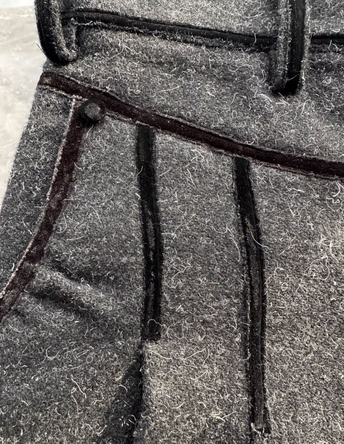 Number (N)ine Number Nine 09aw Wool Shorts a closed feeling Size US 30 / EU 46 - 4 Thumbnail