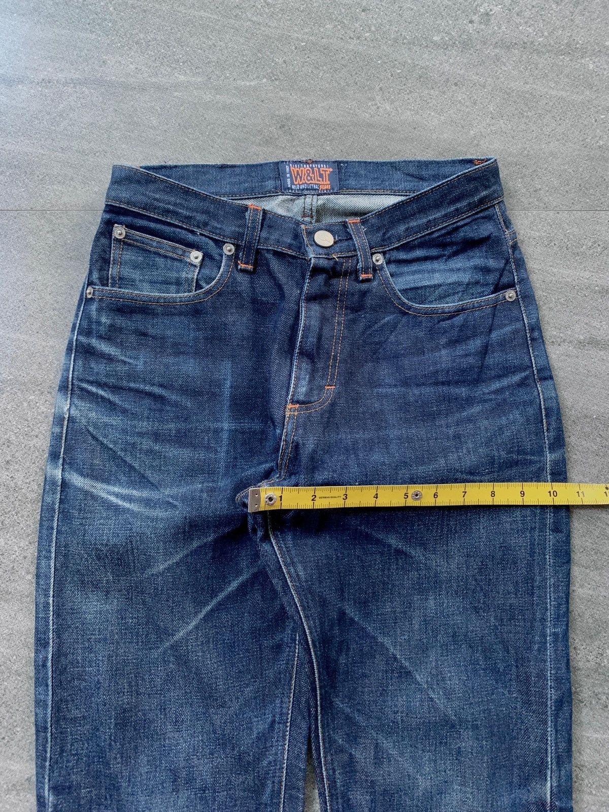 Walter Van Beirendonck FREE TAX! Washed Denim Jeans Size US 28 / EU 44 - 15 Thumbnail