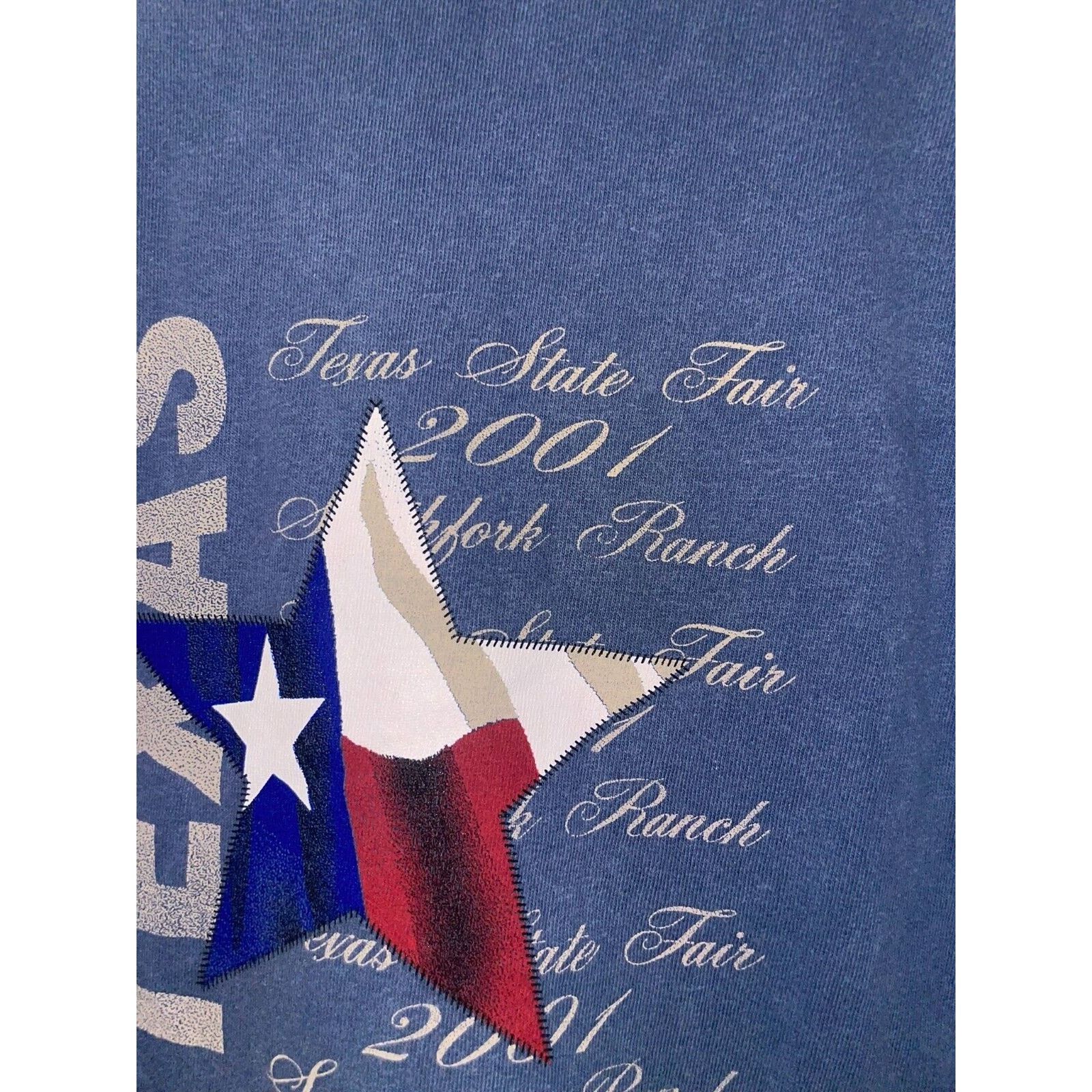 Vintage Vintage Texas Shirt State Fair Southfork Ranch TX Tee 2001 M Size US M / EU 48-50 / 2 - 4 Thumbnail