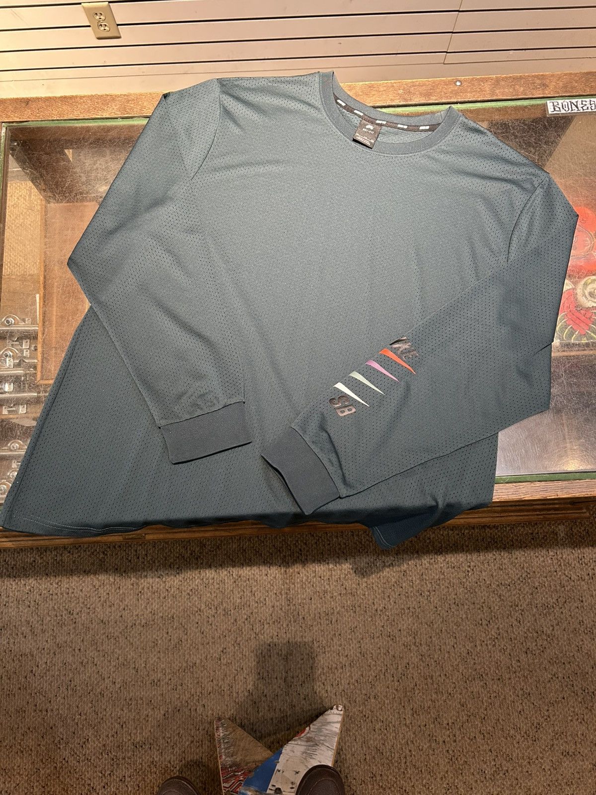 Nike Nike SB Mesh Long Sleeve Size US XXL / EU 58 / 5 - 1 Thumbnail