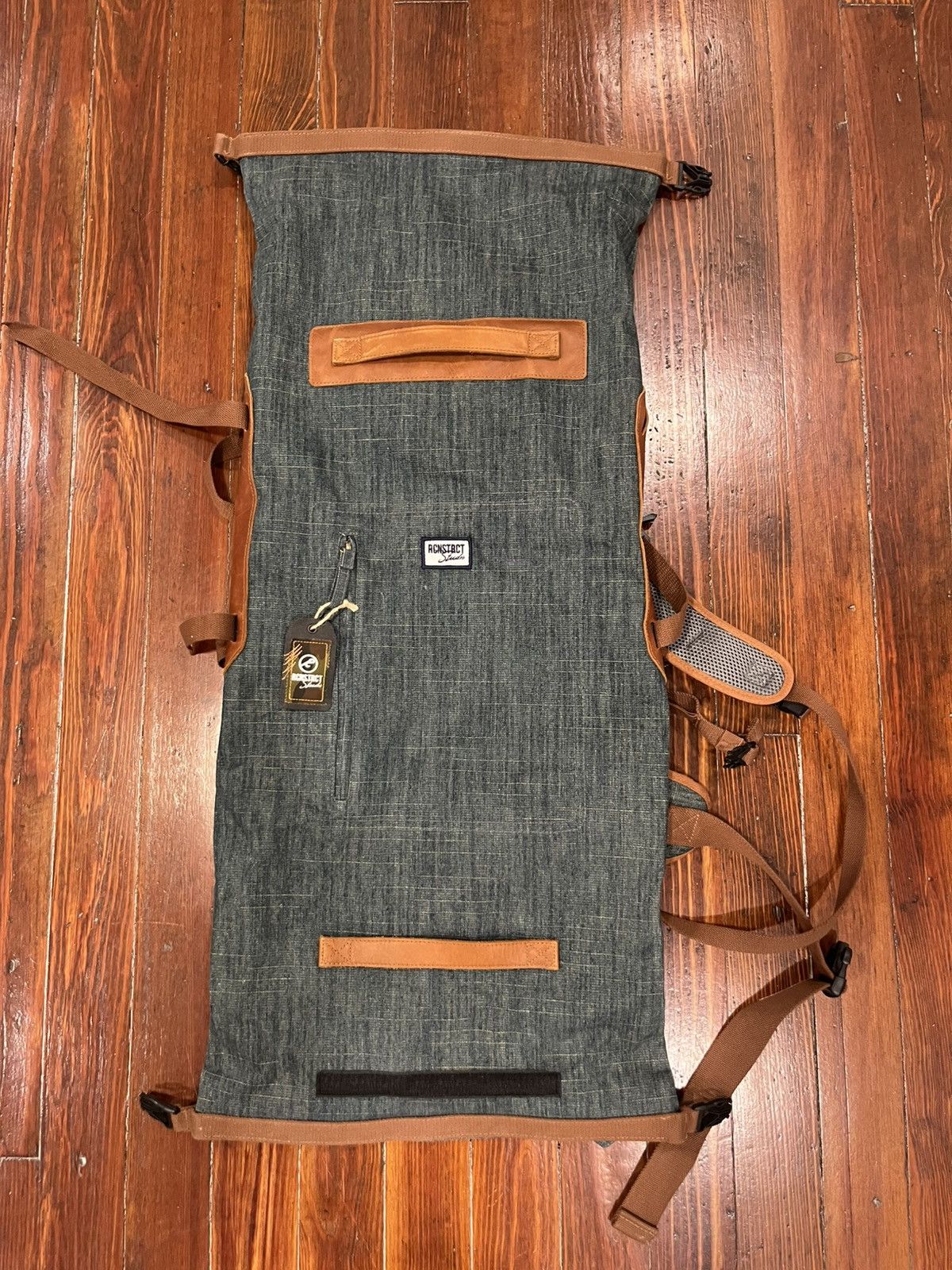 Other 1 of 1 Handmade Denim Convertible Duffle Backpack Roll Top Size ONE SIZE - 1 Thumbnail