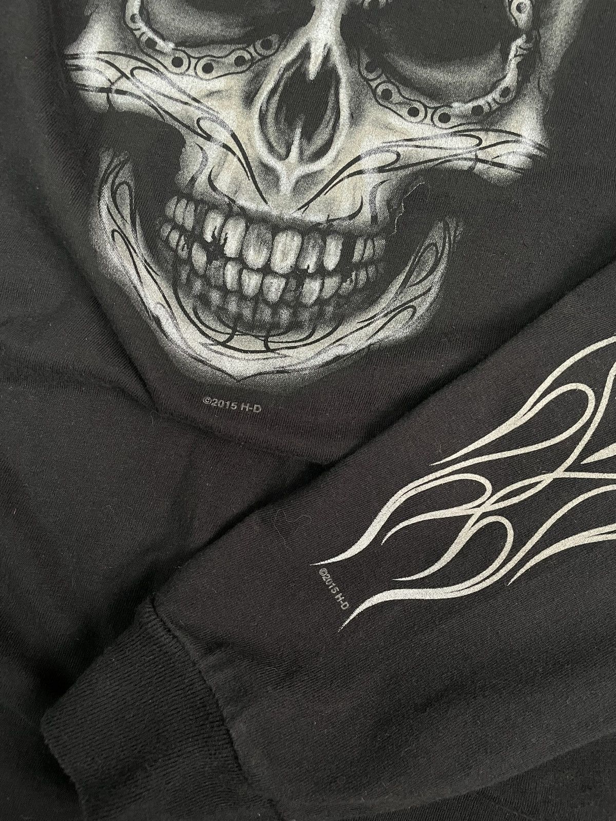 Harley Davidson Harley Davidson style faded flames eagles 90s style hype Size US M / EU 48-50 / 2 - 7 Thumbnail