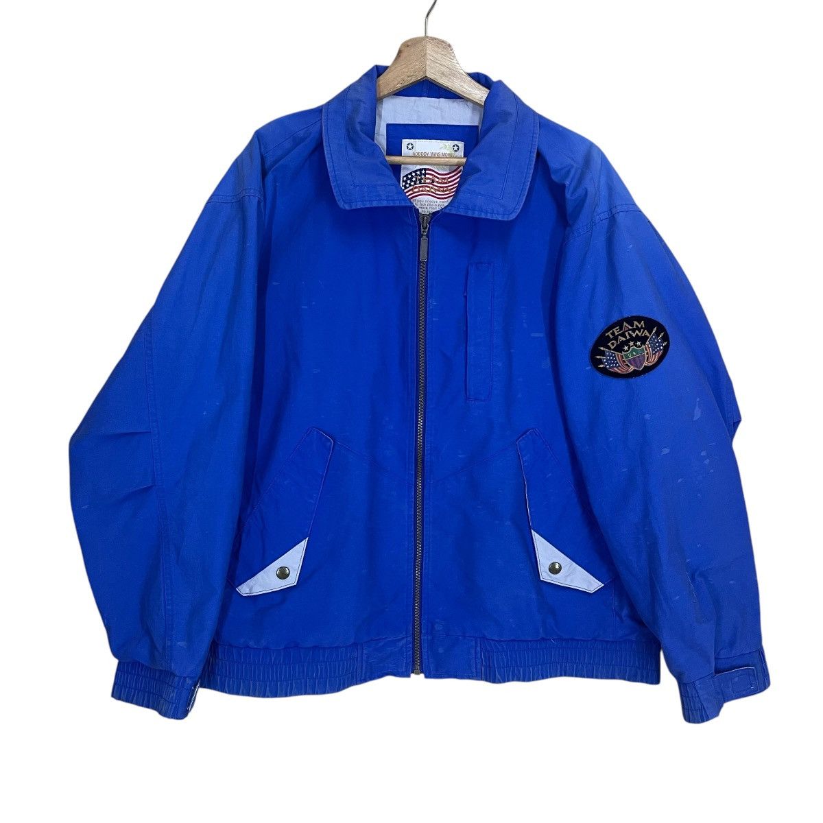 DAIWA Vintage 90s Team Daiwa Fishing Equipment Zipper Jacket Size US L / EU 52-54 / 3 - 1 Thumbnail