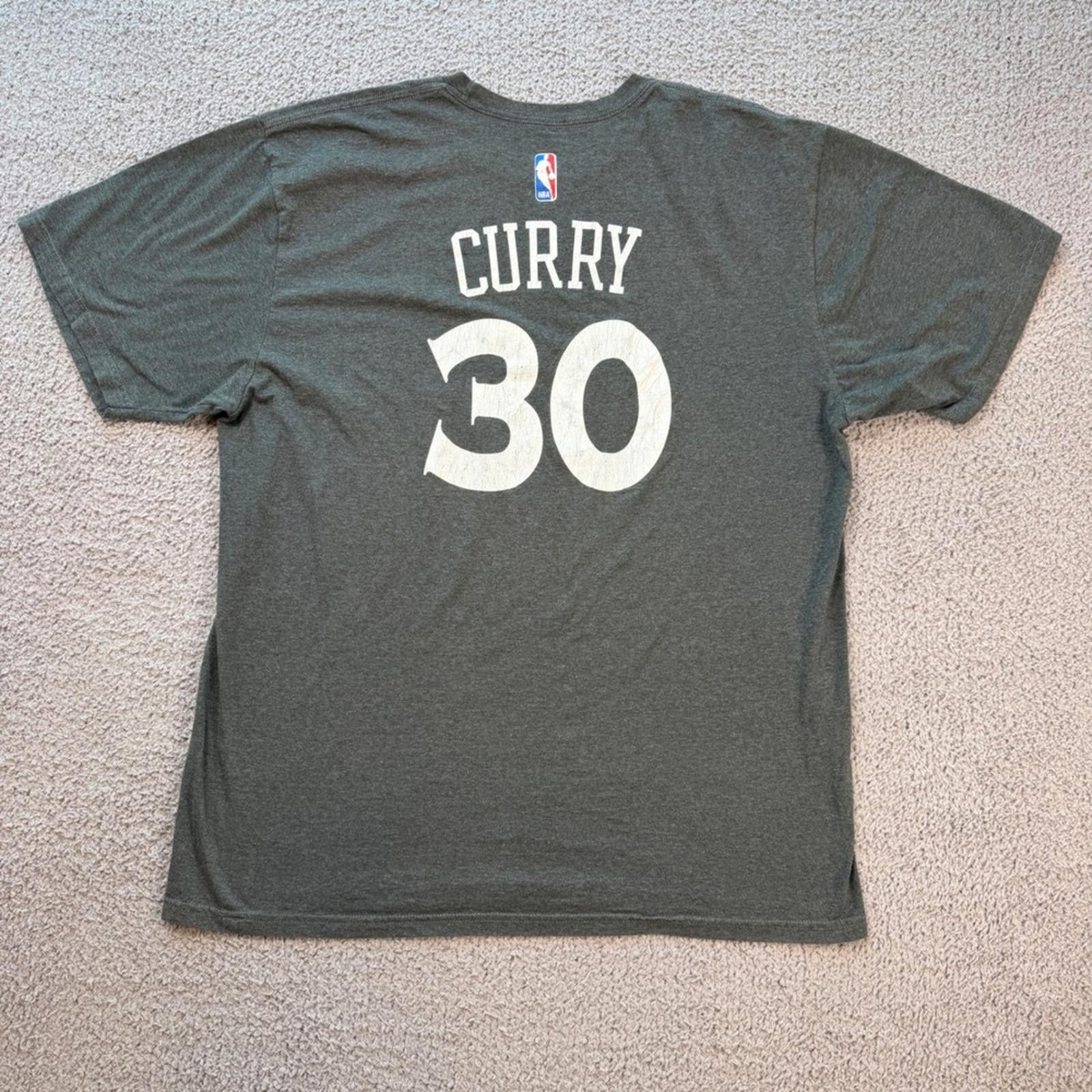 Adidas Adidas Golden State Warriors Stephen Curry 30 Shirt Mens XL Size US XL / EU 56 / 4 - 2 Thumbnail