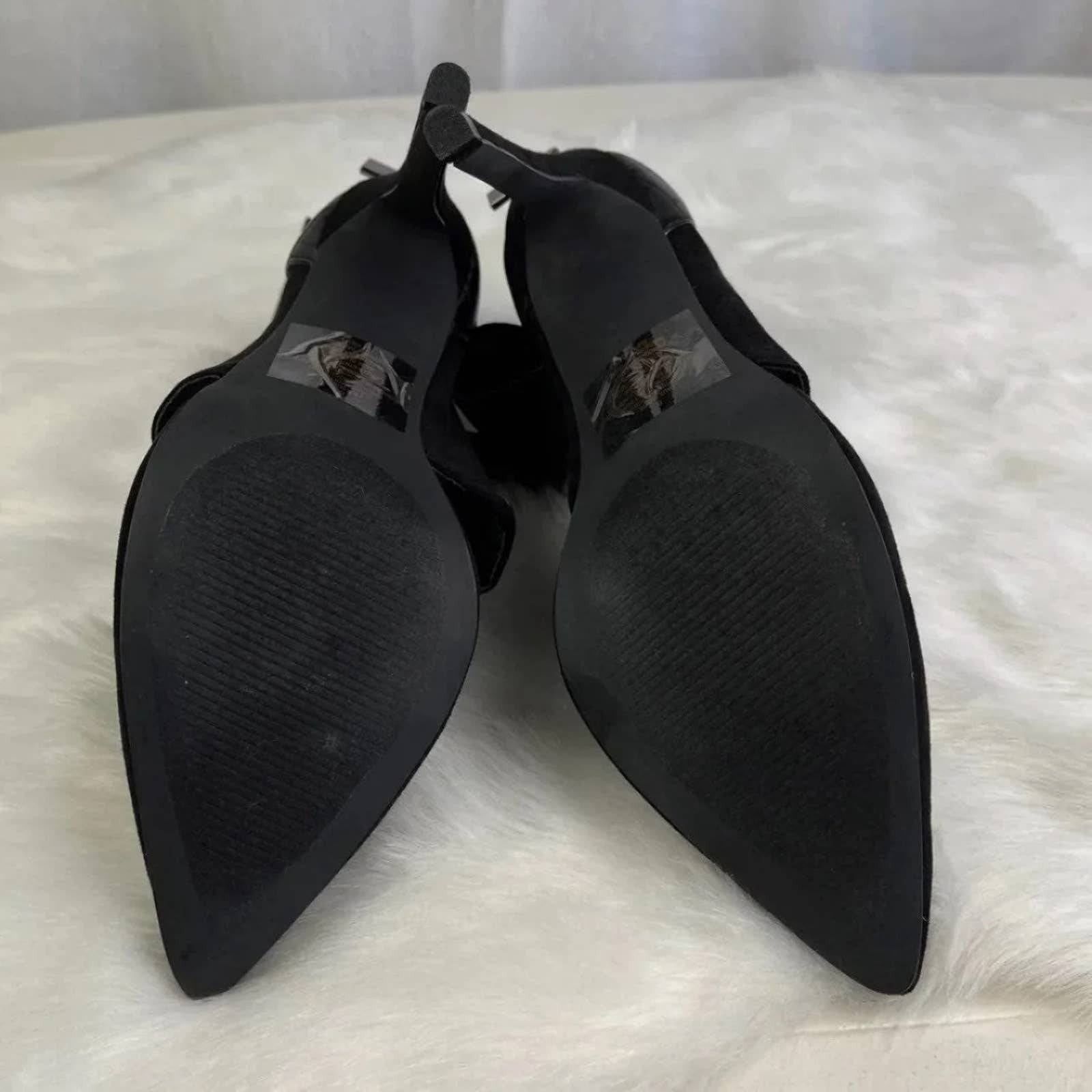 Express Express Stiletto Booties Heels Faux Suede Pointed Toe 6 NWT Size US 6 / IT 36 - 11 Thumbnail