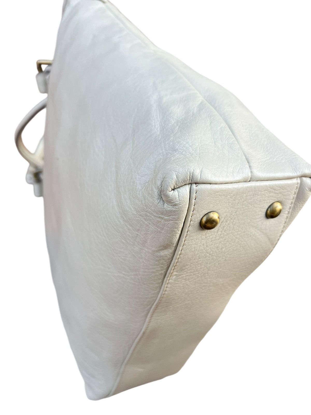 Leather F. Clio Milano Patina Leather Tote Bag Size ONE SIZE - 12 Thumbnail