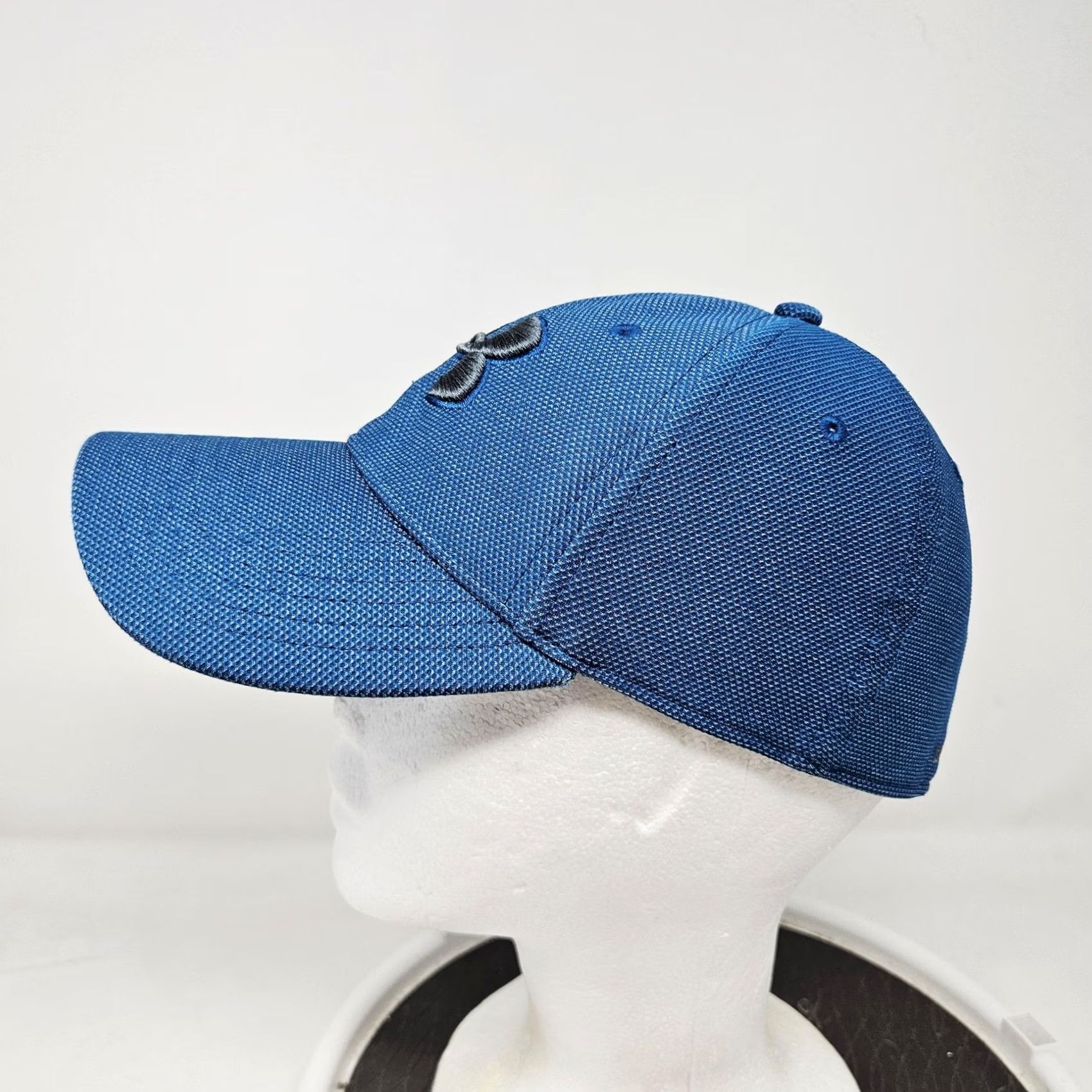 Under Armour Under Armour Hat Cap Baseball Fitted Mens M Blue Blitzing Classic Fit Logo Size ONE SIZE - 5 Thumbnail
