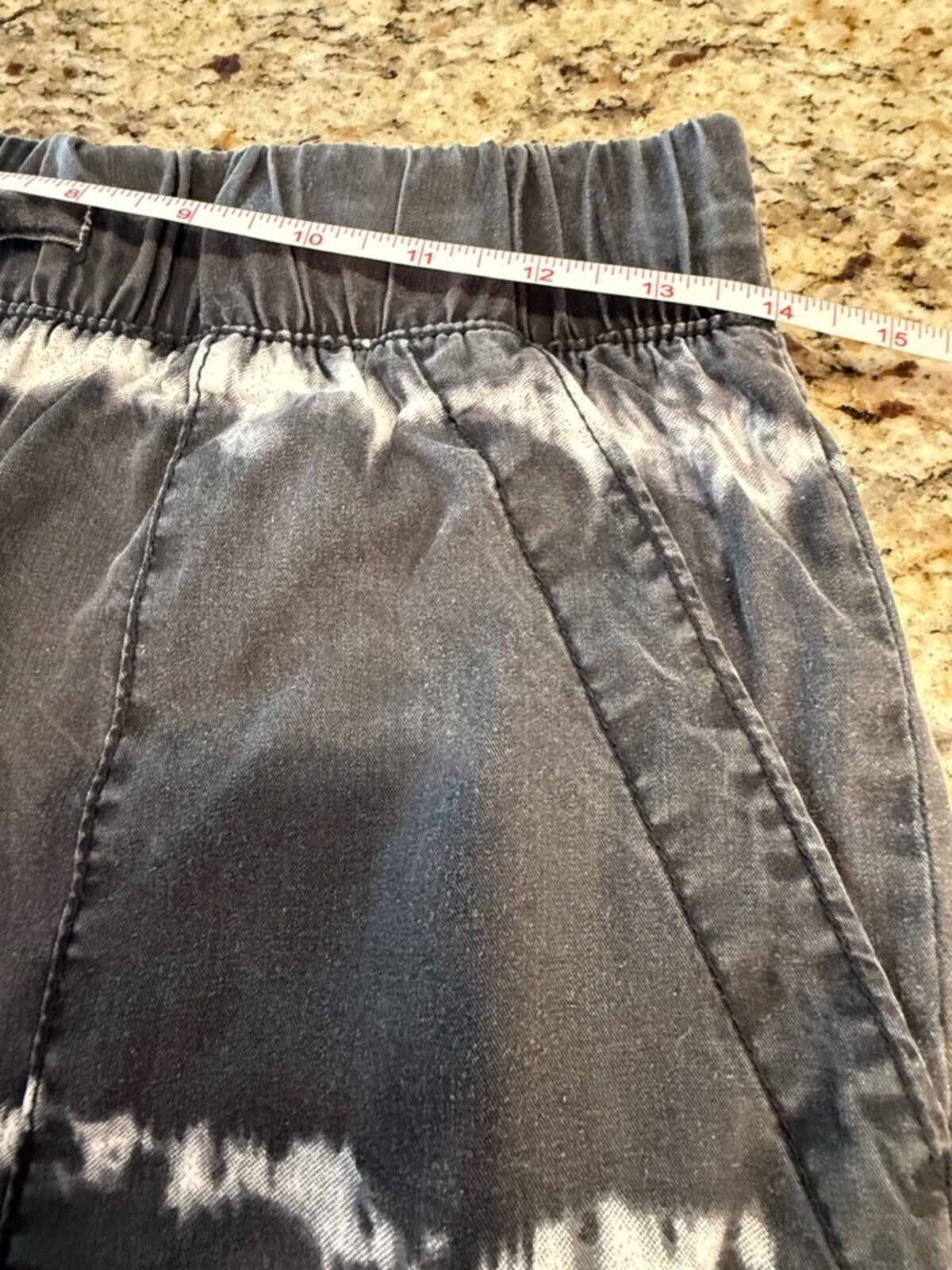 Other Japna charcoal grey & white tie dye pants lyocell SZ SM Size 28" / US 6 / IT 42 - 7 Thumbnail