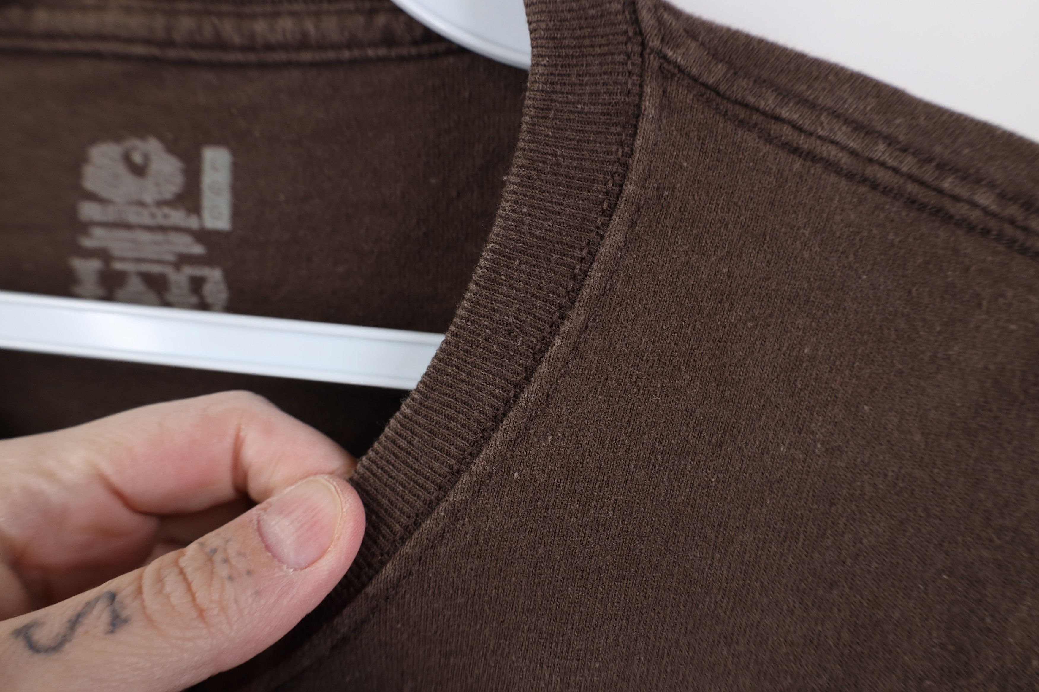Vintage Vintage Y2K Streetwear Long Sleeve T-Shirt Chocolate Cotton Size US L / EU 52-54 / 3 - 5 Thumbnail
