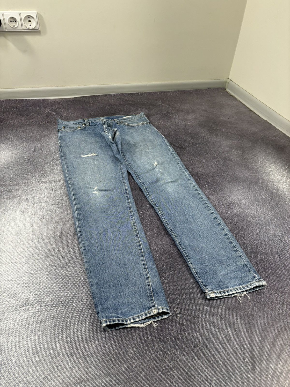 Carhartt Vintage Carhartt Denim Blue Work Hype Slim Klondike Jeans Size US 29 - 10 Thumbnail