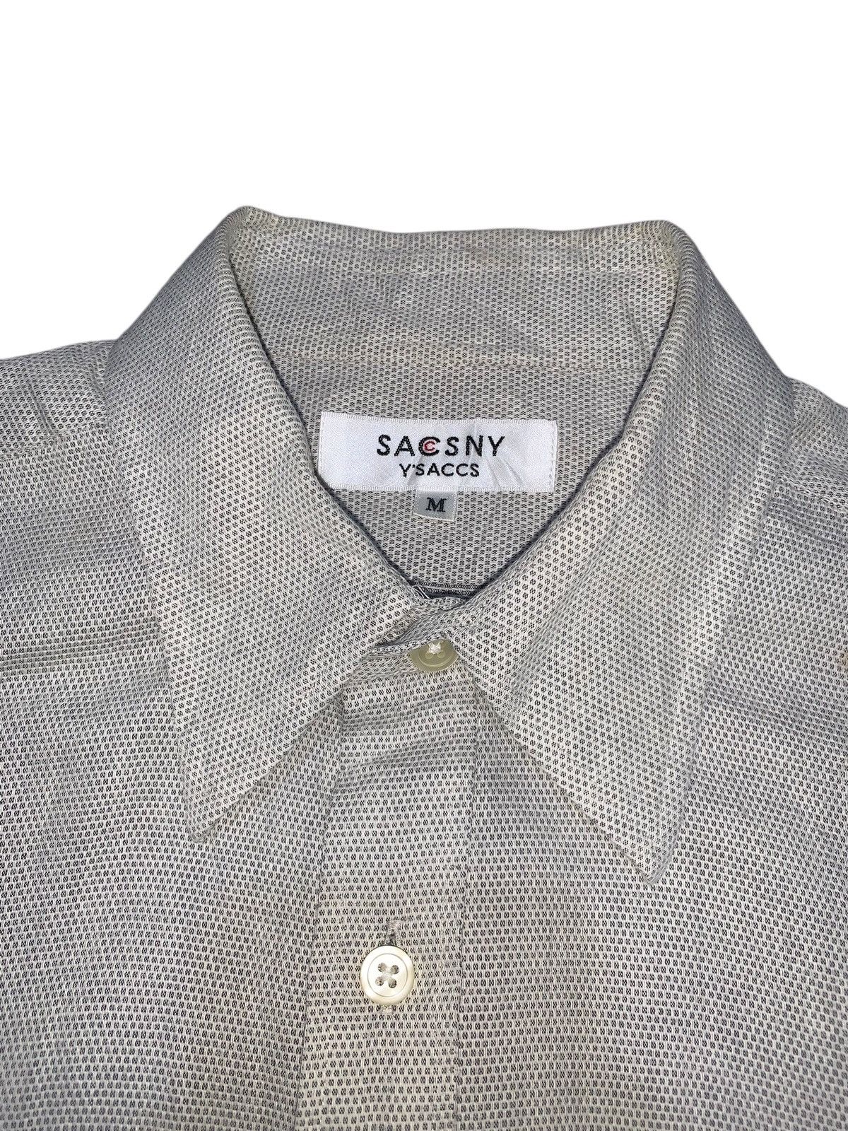 Yohji Yamamoto Y’saccs Sacsny polka dot textured shirt by yohji yamamoto Size US M / EU 48-50 / 2 - 3 Thumbnail
