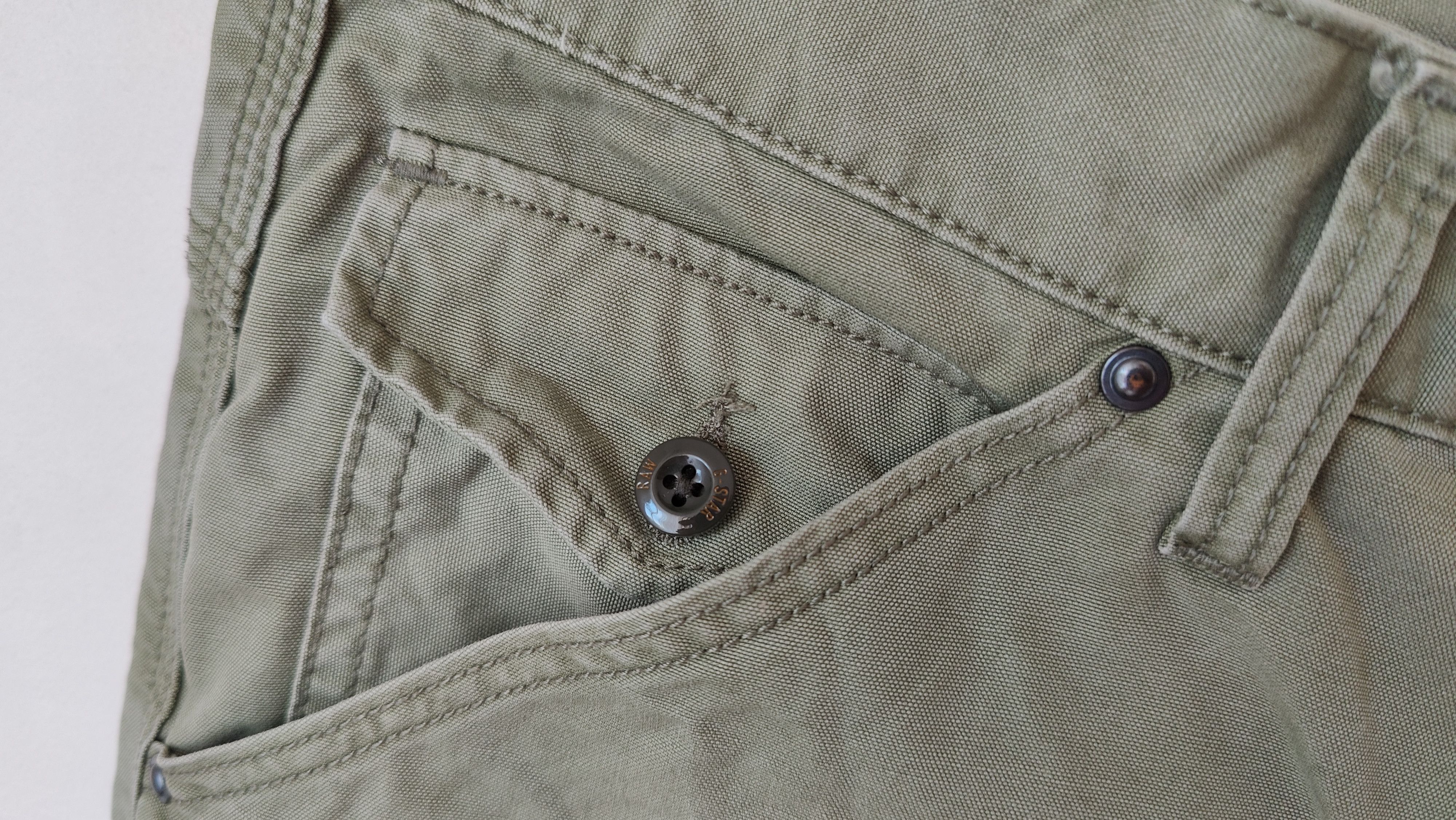 G-Star G Star Raw Khaki Biker Pants Slim Japan Style Size US 33 - 7 Thumbnail