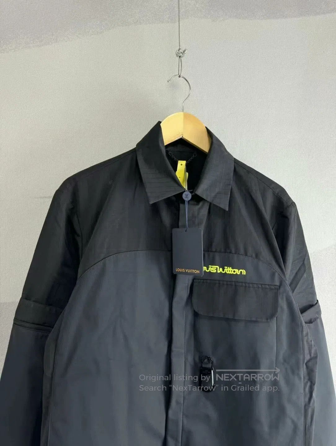 Louis Vuitton Louis Vuitton Black Technical Fabric Work Jacket. Size US L / EU 52-54 / 3 - 2 Thumbnail