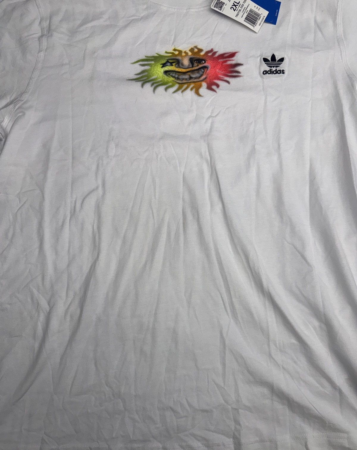 HELLSTAR Hellstar x Adidas Airbrush T-shirt Size US XXL / EU 58 / 5 - 2 Thumbnail