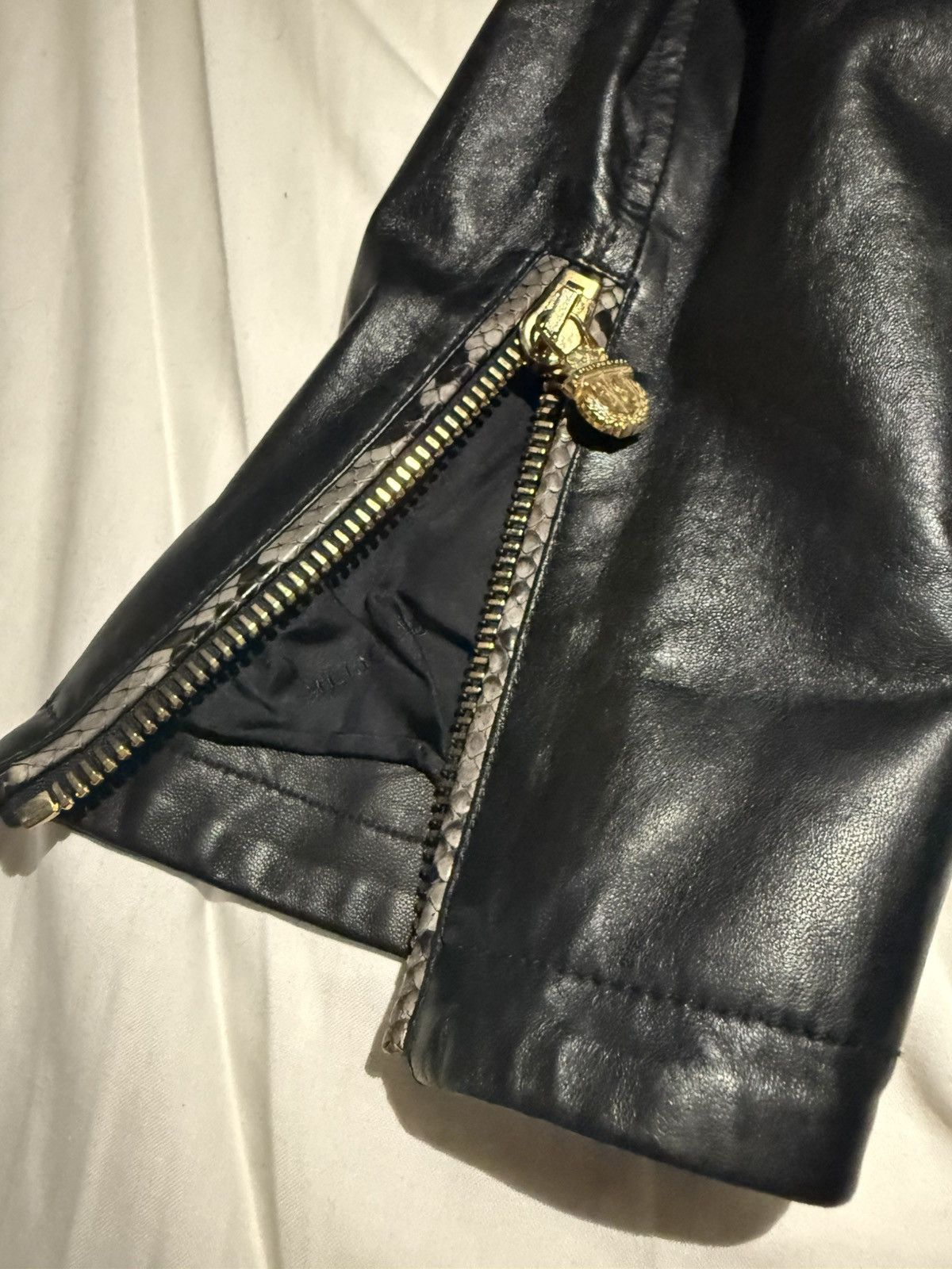 Billionaire Couture Billionaire (Made In Italy) Leather Jacket Size US L / EU 52-54 / 3 - 15 Thumbnail