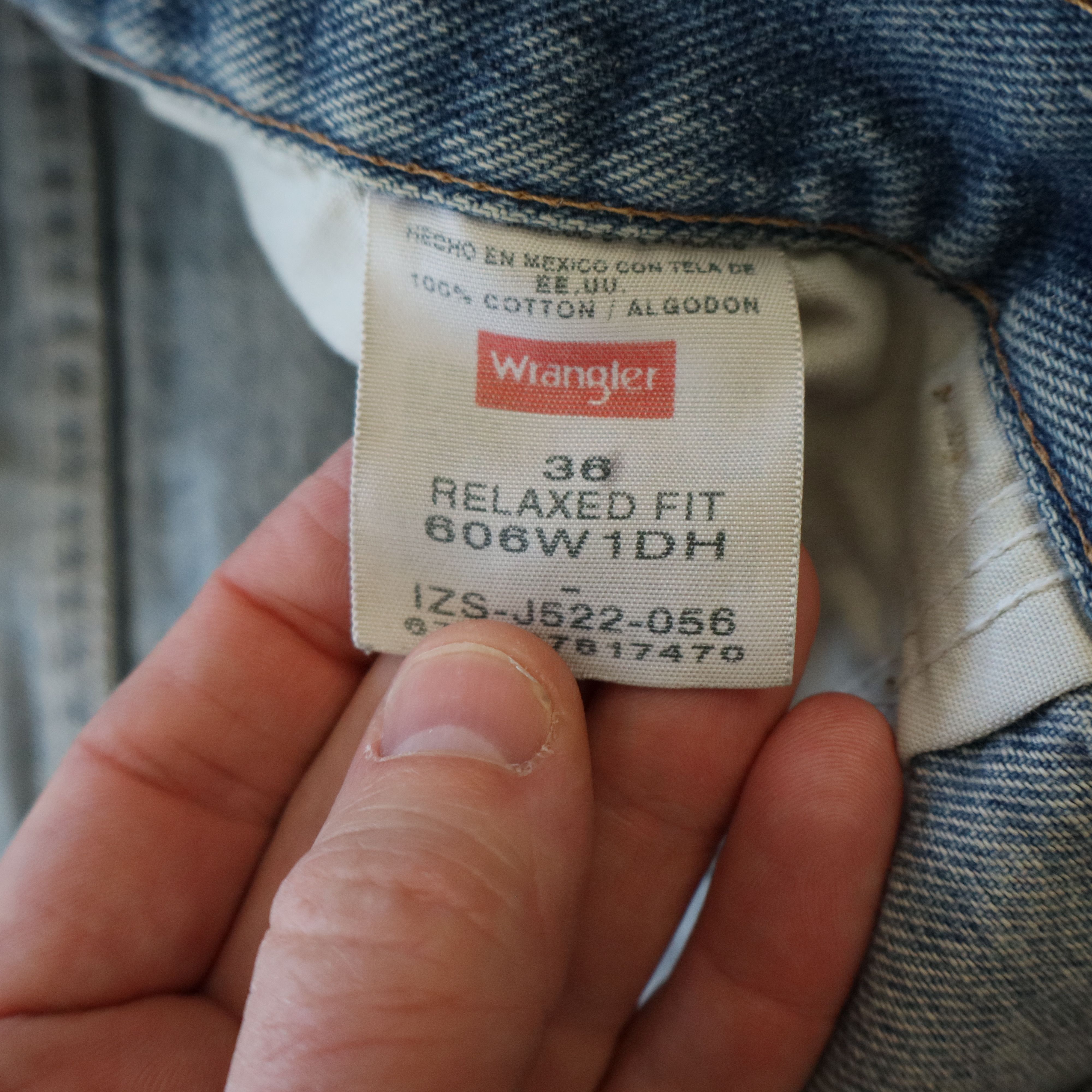 Carhartt × Levi's × Wrangler Vintage 90s Wrangler Distressed Skater Denim Shorts Jorts 36 Size US 36 / EU 52 - 3 Thumbnail