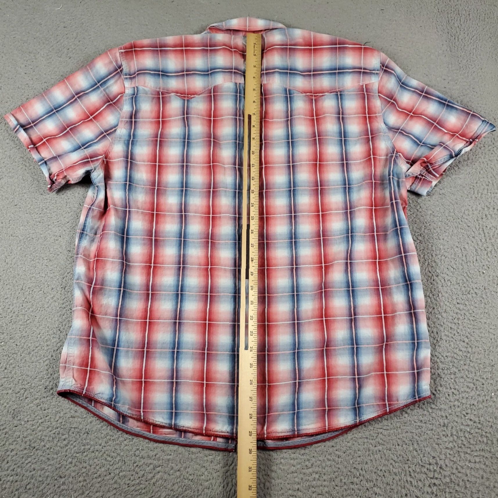 Tommy Bahama VINTAGE Tommy Bahama Shirt Mens Large Red Blue Plaid Casual Button Up Short Sleeve Size US L / EU 52-54 / 3 - 3 Thumbnail