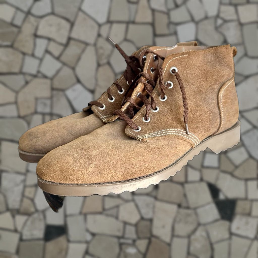 Vintage VINTAGE Prison Boots Boondocker Leather size 8 Boots Mens Size US 8 / EU 41 - 1 Thumbnail