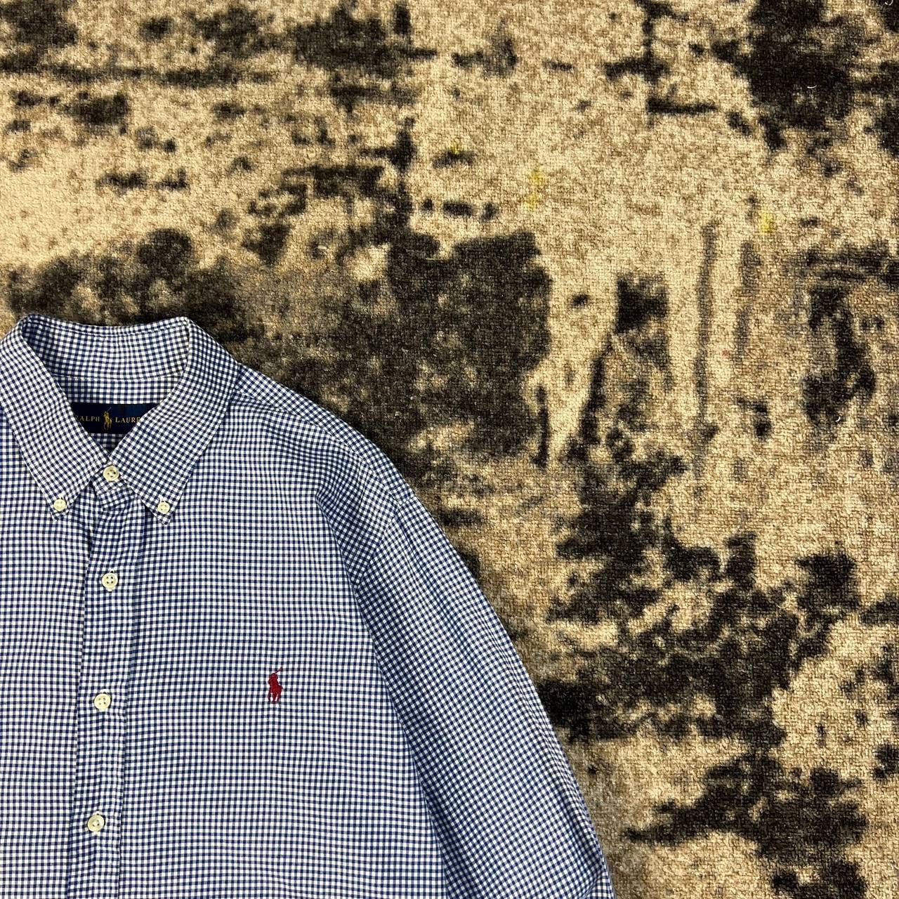 Polo Ralph Lauren Polo Ralph Lauren Mini Logo Luxury Checkered Button Up Shirt Size US XL / EU 56 / 4 - 2 Thumbnail