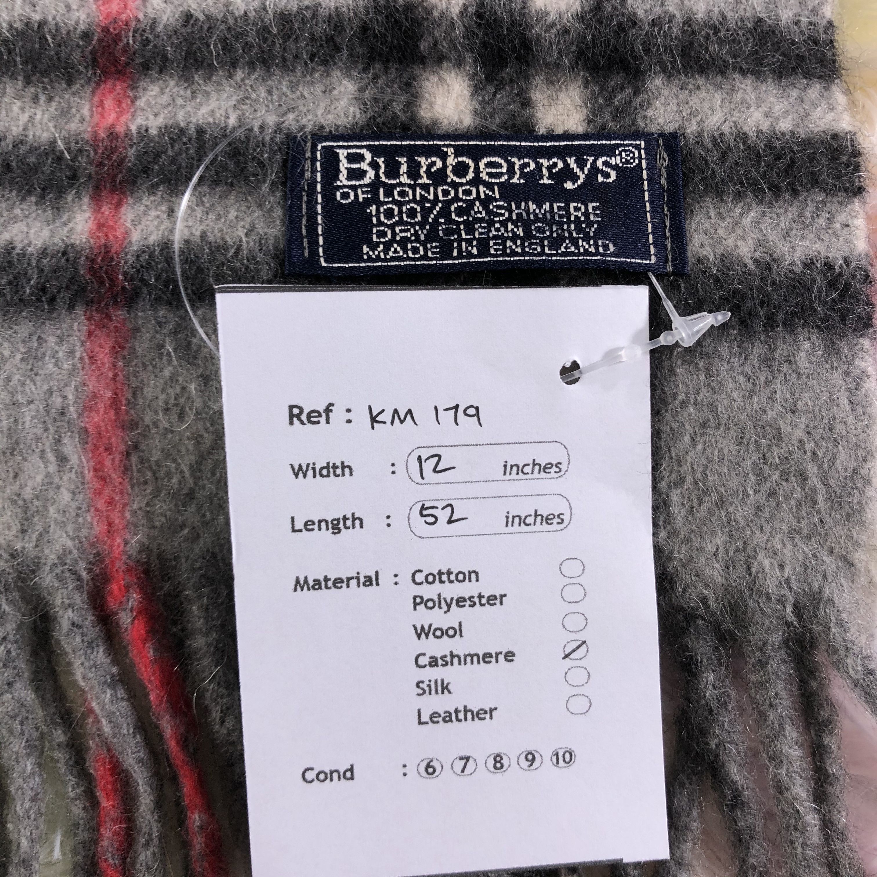 Burberry × Vintage Burberry Scarf / Muffler / Neckwear - KM179 Size ONE SIZE - 6 Thumbnail