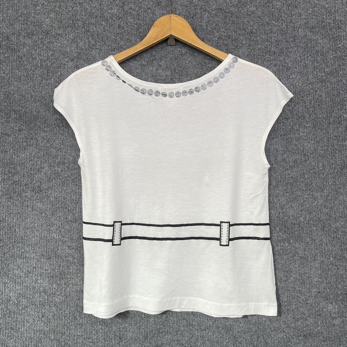 agnes b. Agnes B Ribbon T Shirt Size S / US 4 / IT 40 - 6 Thumbnail