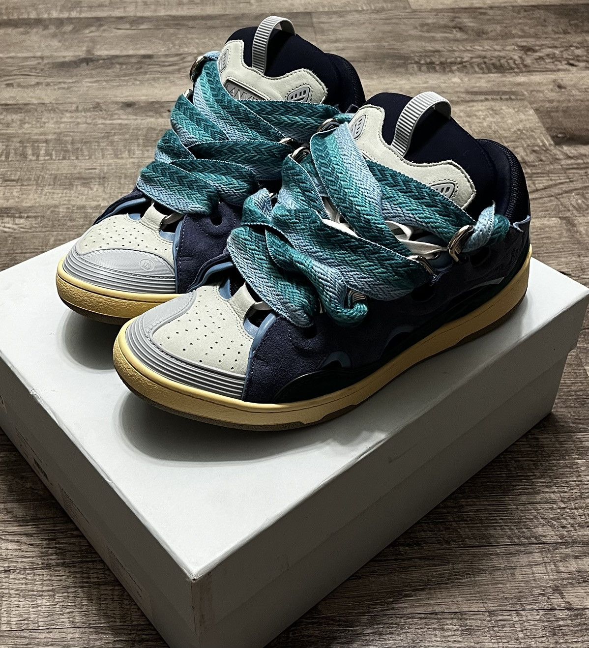 Lanvin Lanvin Curb Sneakers Size US 12 / EU 45 - 1 Thumbnail