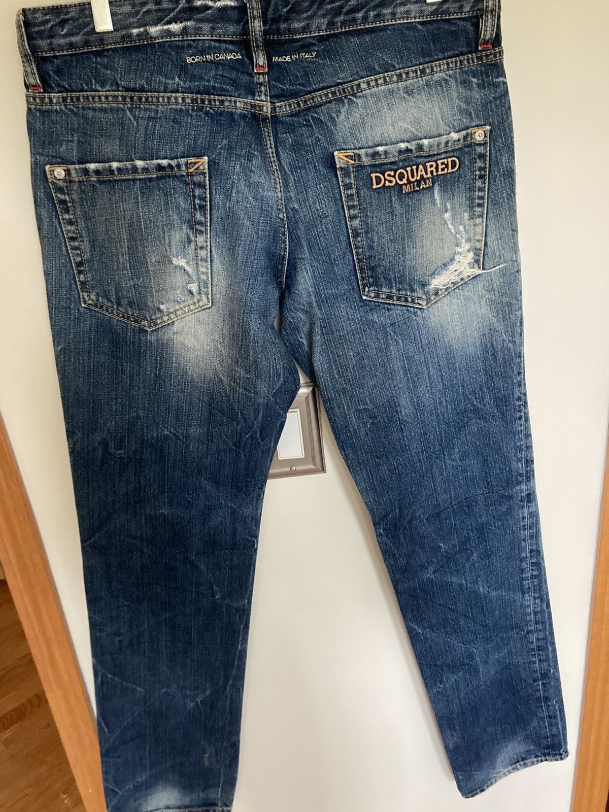 Dsquared2 Dsquared straight cut vintage jeans Size US 33 - 2 Thumbnail
