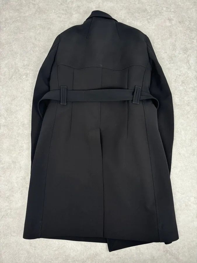 Rick Owens AW2016 Rick Owens Black Wool Belted Coat Size US L / EU 52-54 / 3 - 6 Thumbnail