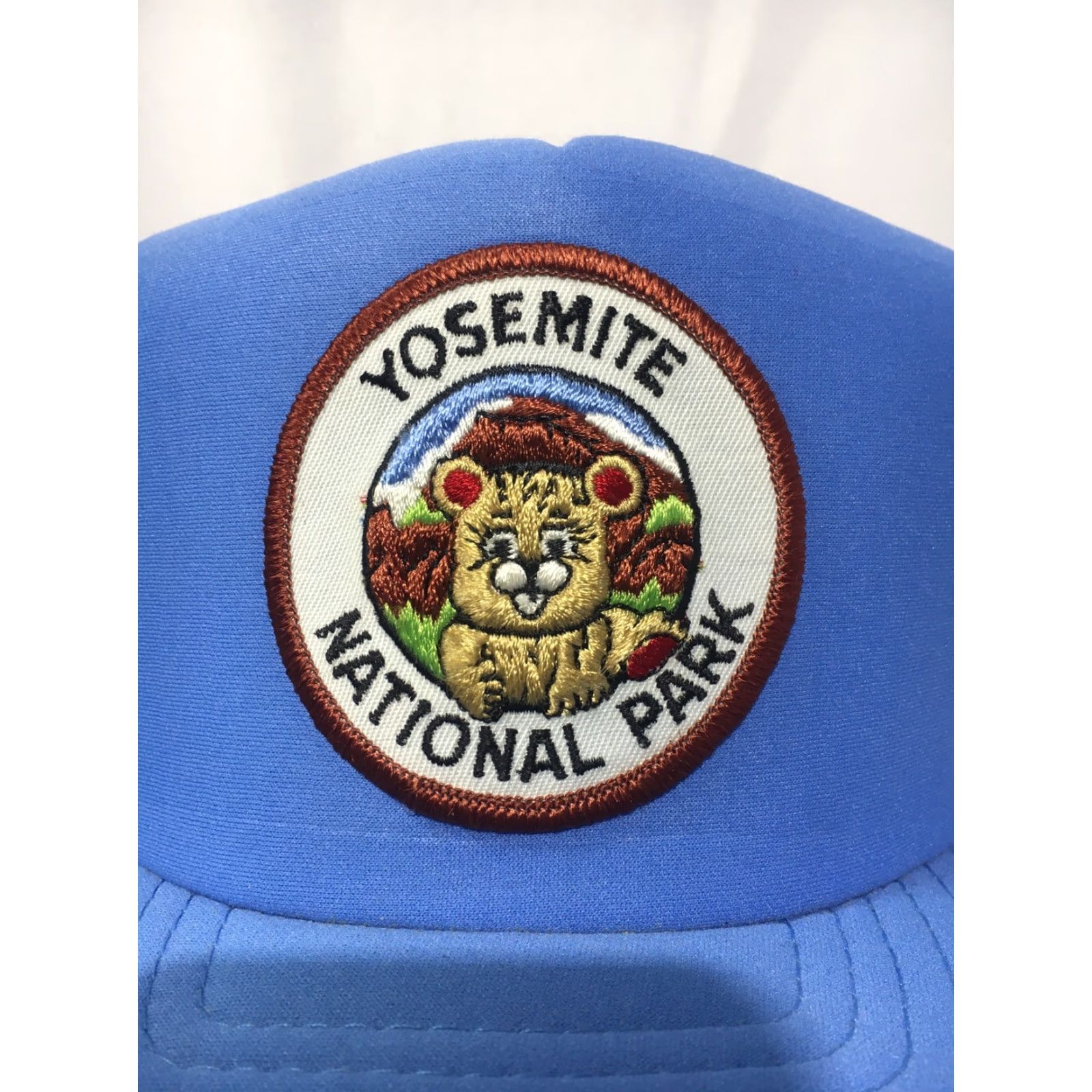 Vintage VINTAGE Calhead Snap-Back Trucker Hat Yosemite National Park Blue White Adjustable Men 80s Casual Size US M / EU 48-50 / 2 - 6 Thumbnail