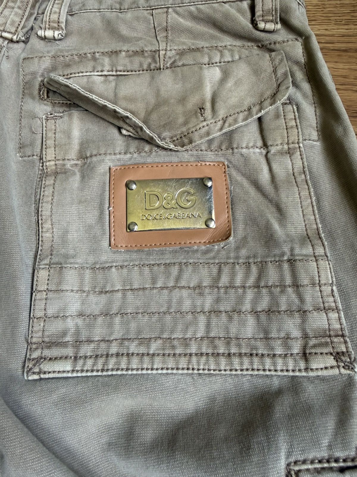 Dolce & Gabbana Archive 2003 D&G Dolce & Gabbana 18 Pocket Cargo Pants Rare Size US 32 / EU 48 - 5 Thumbnail