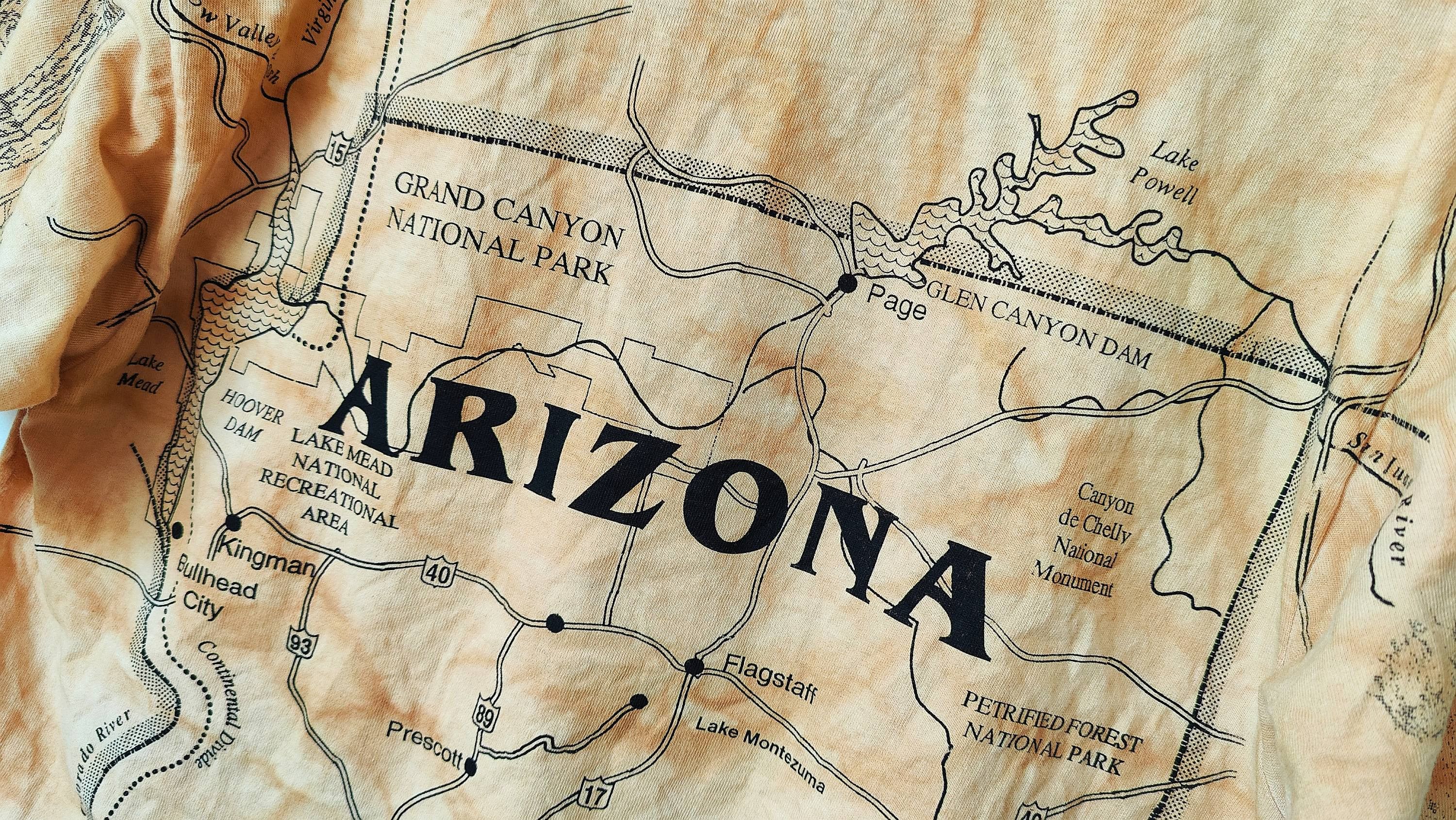 Other Arizona 1994 Sneaky Tees Full Print AOP Vintage tshirt Size US M / EU 48-50 / 2 - 6 Thumbnail
