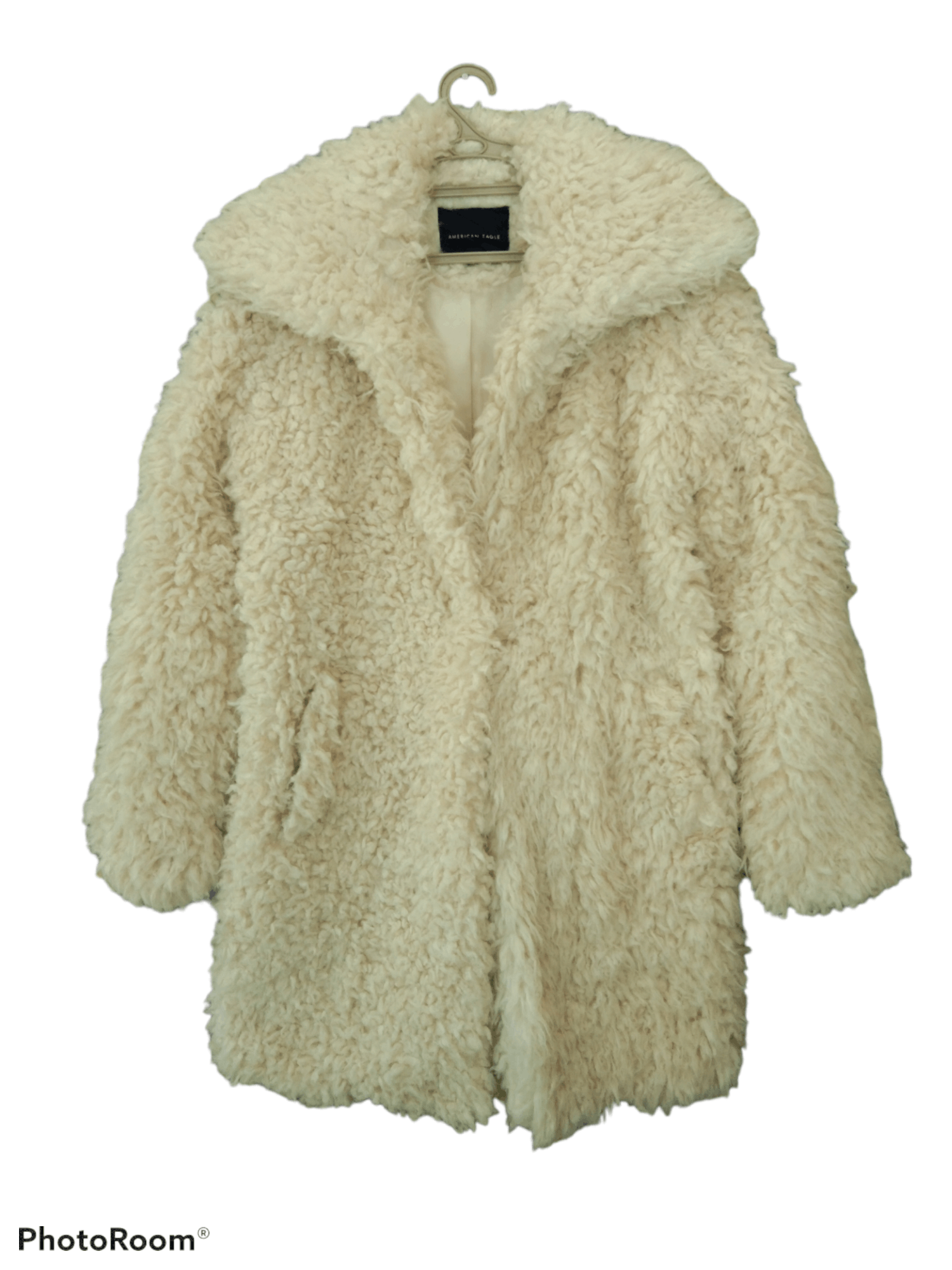American Eagle Outfitters AW AMERICAN EAGLE FAUX FUR LONG CARDIGAN Size S / US 4 / IT 40 - 3 Thumbnail