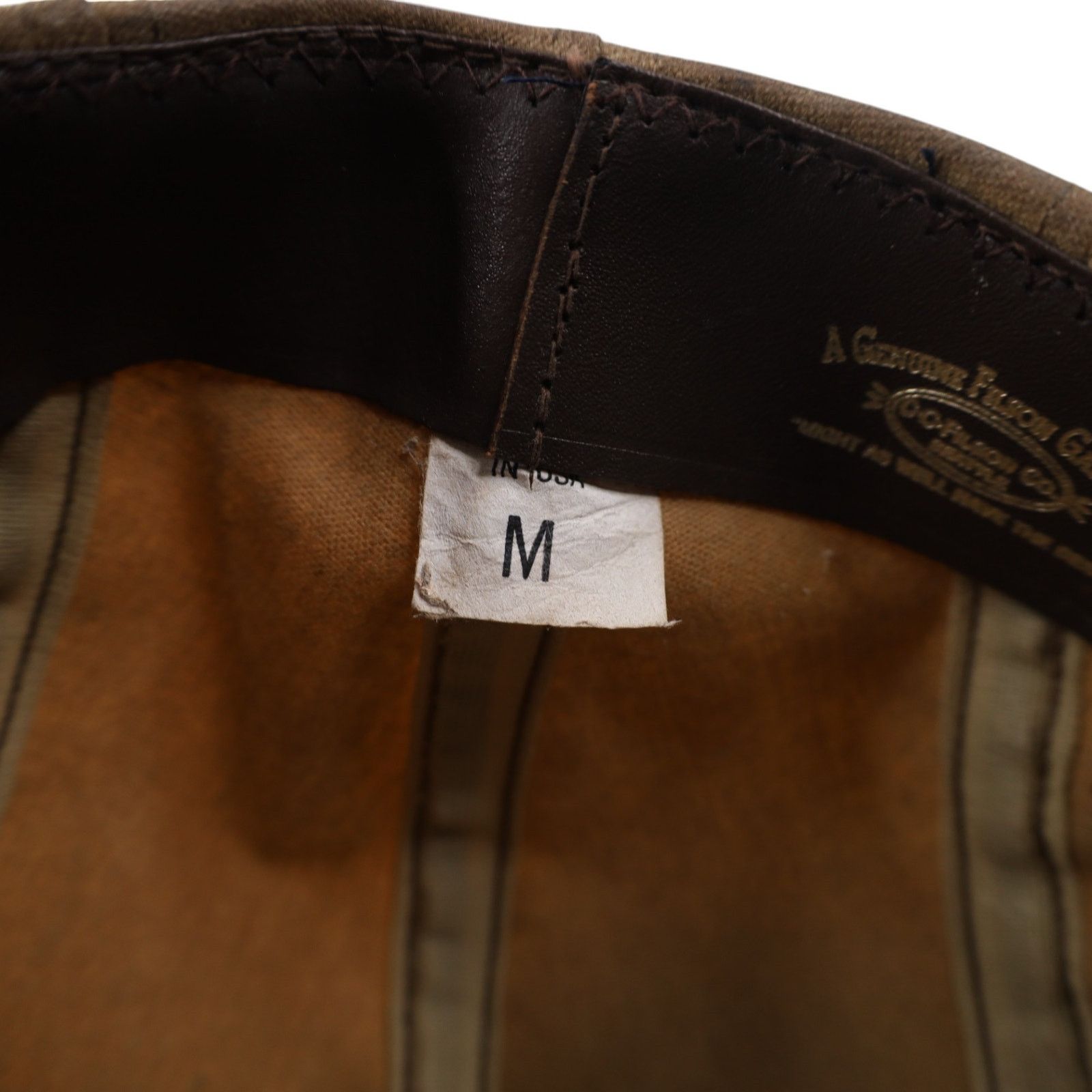 Filson × Vintage True Vintage C.C. Filson Long Bill Waxed Cotton 5 Panel Cap Size ONE SIZE - 9 Thumbnail