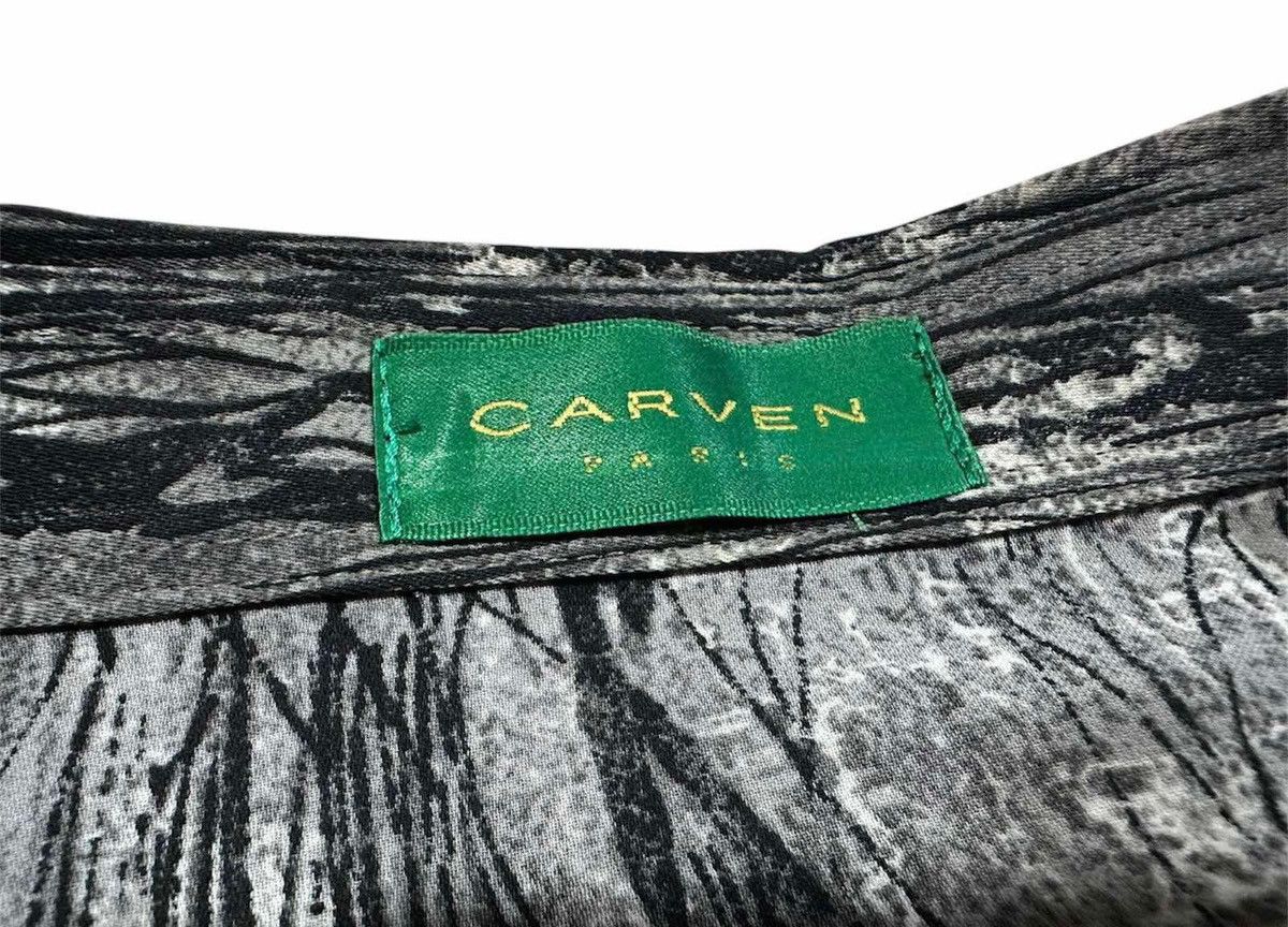 Carven × If Six Was Nine × Japanese Brand 🔥Vintage Carven Paris Abstract Shirt Made In Japan Size US L / EU 52-54 / 3 - 6 Thumbnail