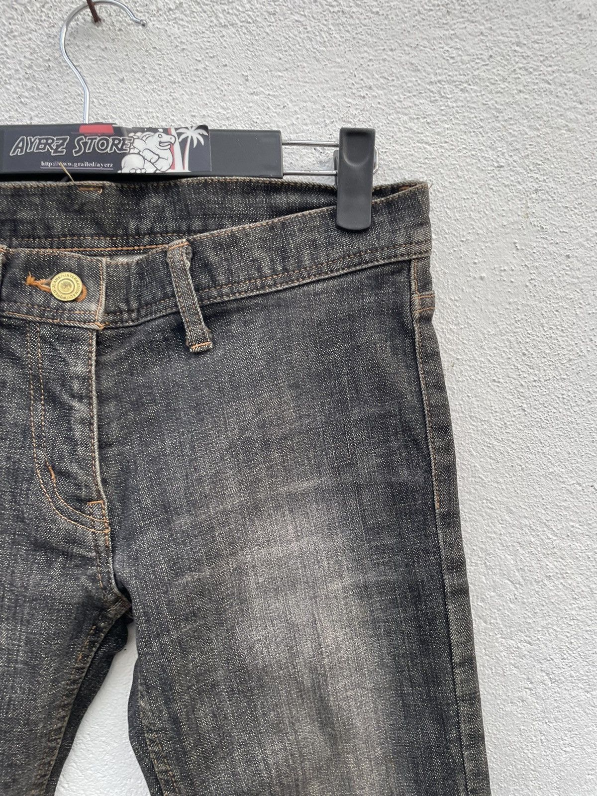 Designer × If Six Was Nine Art Petillant Interplanet Low Rise Flare Jeans Made Japan Size US 29 - 3 Thumbnail