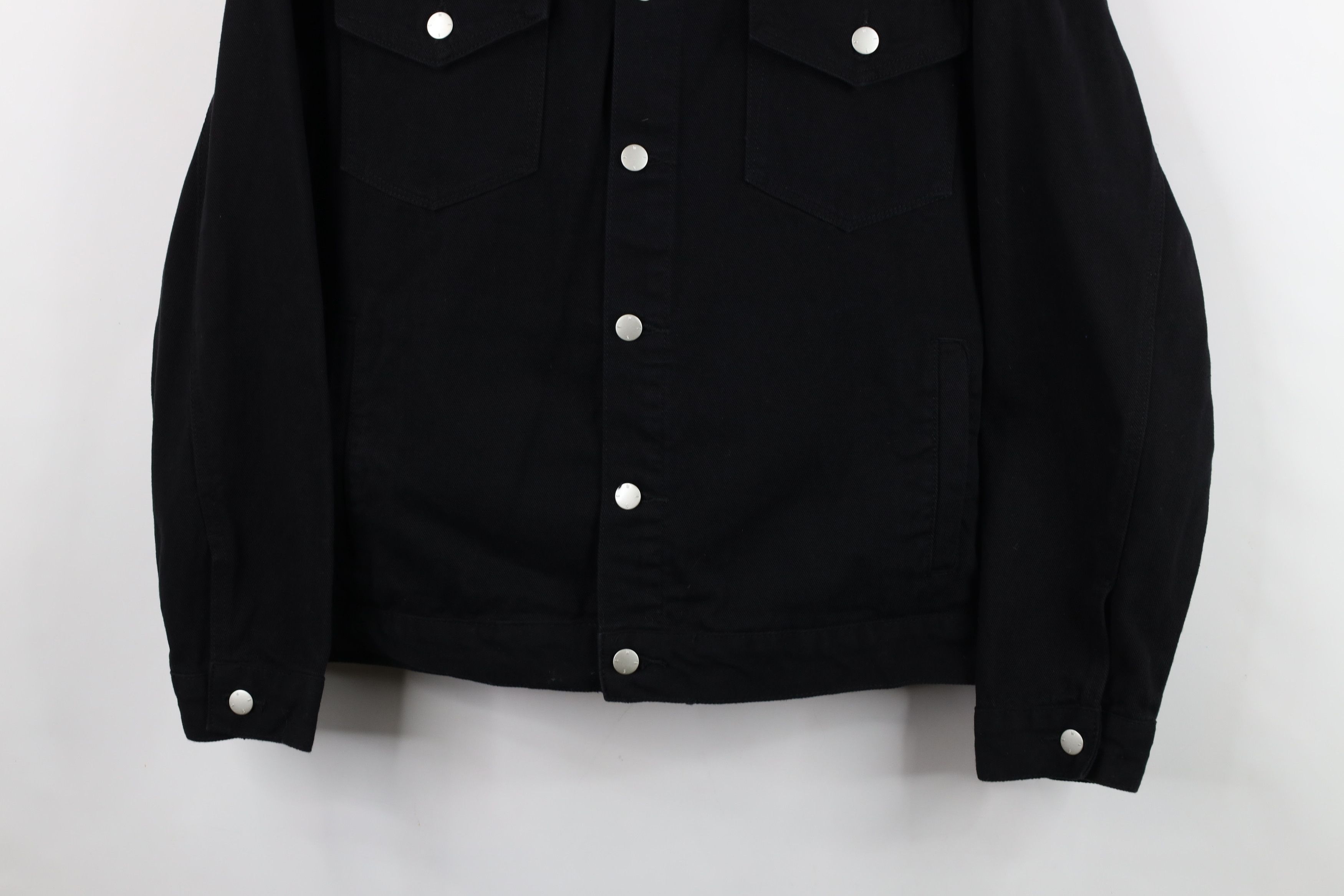 WeSC WESC Streetwear Happiness Smiley Face Denim Trucker Jacket Size US L / EU 52-54 / 3 - 3 Thumbnail