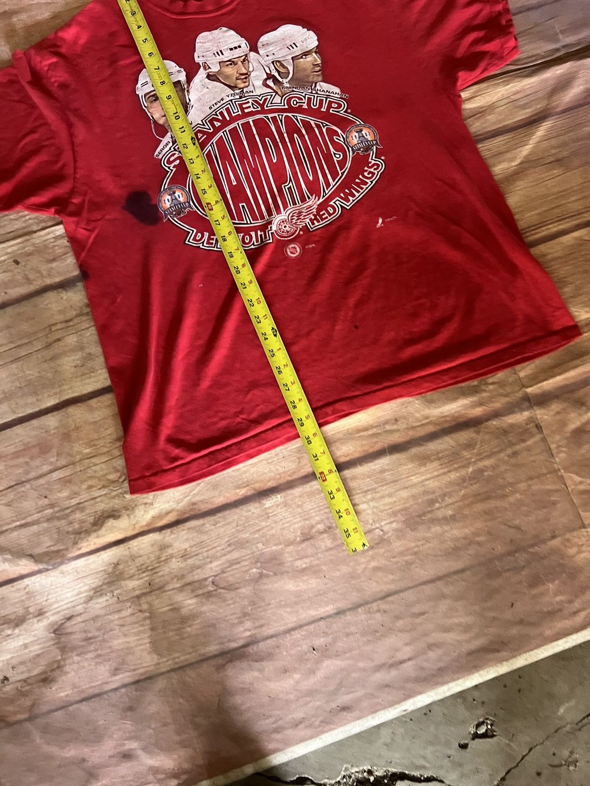 Vintage Vintage Detroit Red Wings Shirt Size US XL / EU 56 / 4 - 8 Thumbnail