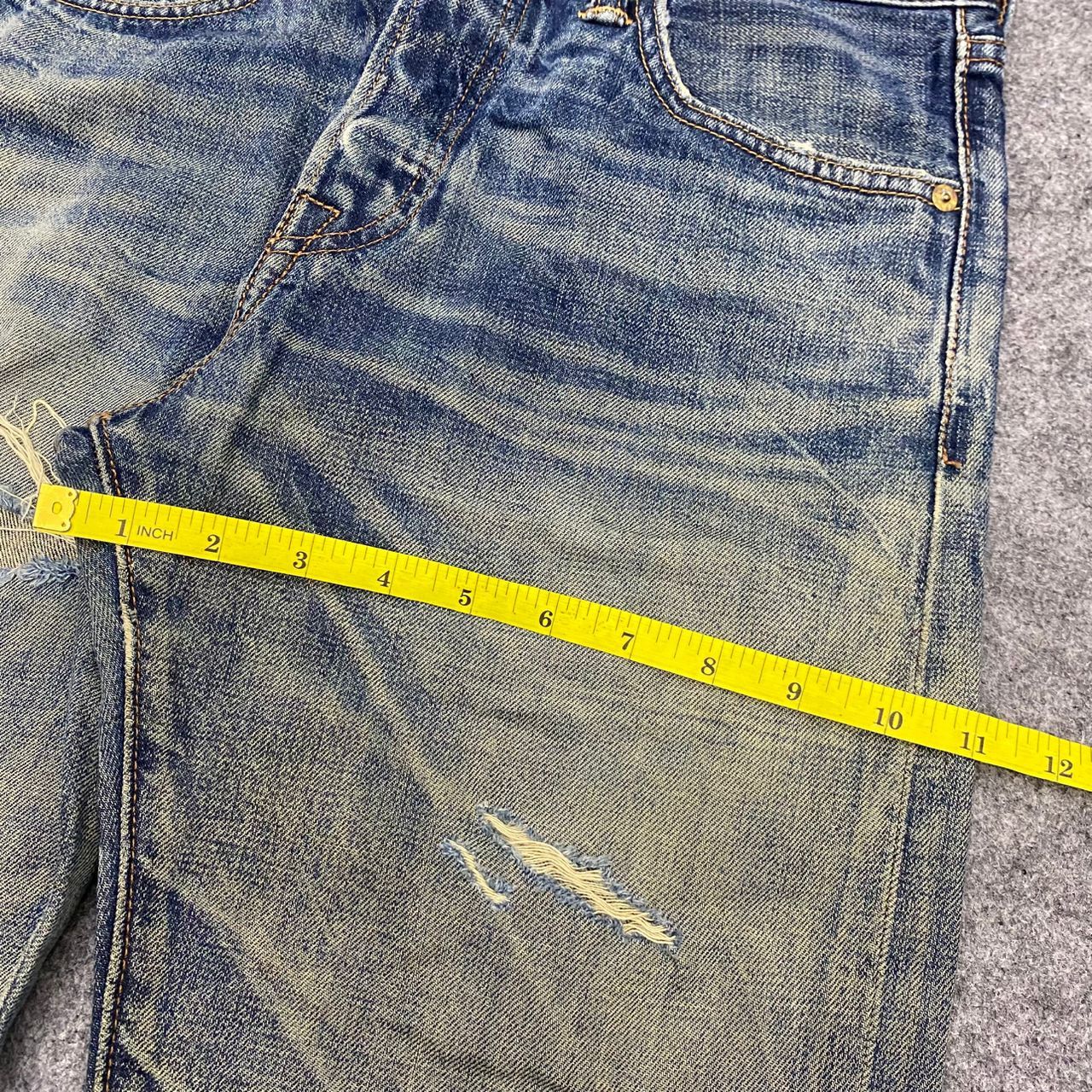 Levi's Vintage 90s Levis 501 Selvedge Distressed Denim Size US 30 / EU 46 - 4 Thumbnail