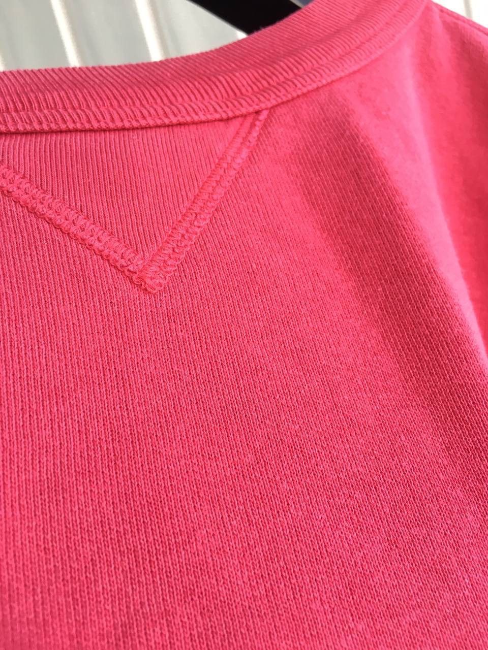 Vintage Best Company Red Basic Cotton Sweatshirt