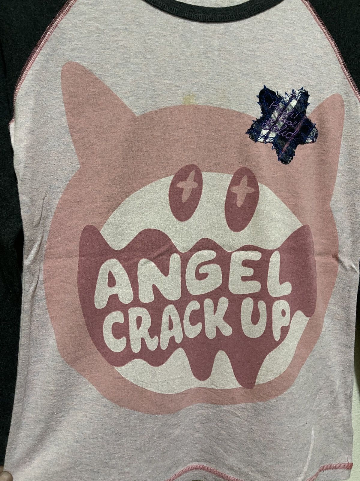 Angel Blue × Japanese Brand × Vintage Angel Blue Raglan T Shirt Size L / US 10 / IT 46 - 4 Thumbnail