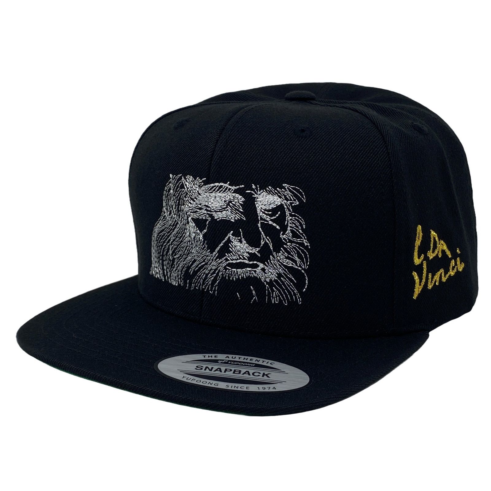 Other Leonardo Da Vinci Renaissance Anatomy Scientist Snapback Hat Size ONE SIZE - 3 Thumbnail