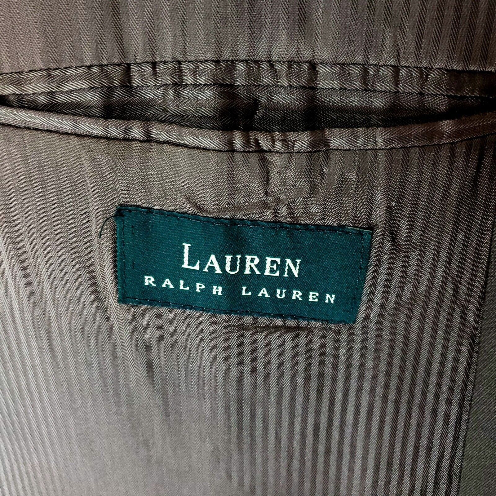 Lauren Ralph Lauren Lauren Ralph Lauren Wool Cashmere 3 Button Blazer 44L Or Sli Size 44L - 7 Thumbnail