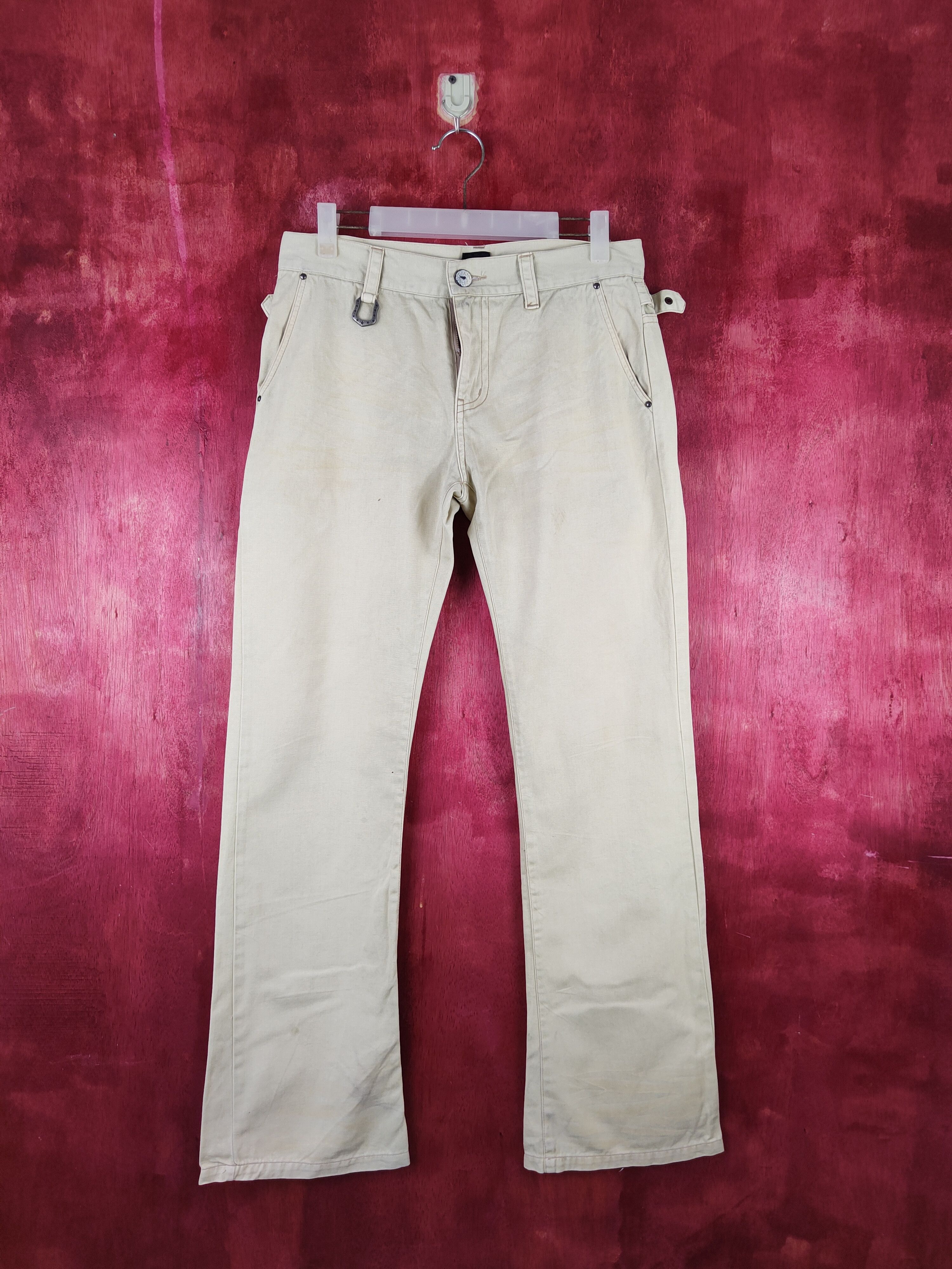 image of Jack Rose Beige Multipocket Casual Pants S1476, Women's (Size 29)