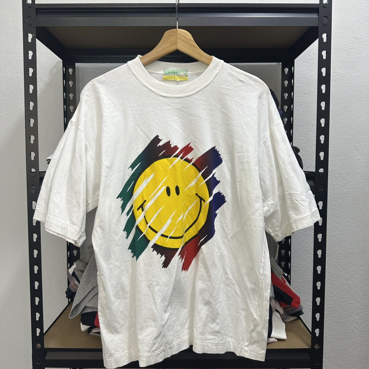 Other × Vintage Rare Lavena Smiley Tee Size US L / EU 52-54 / 3 - 1 Thumbnail