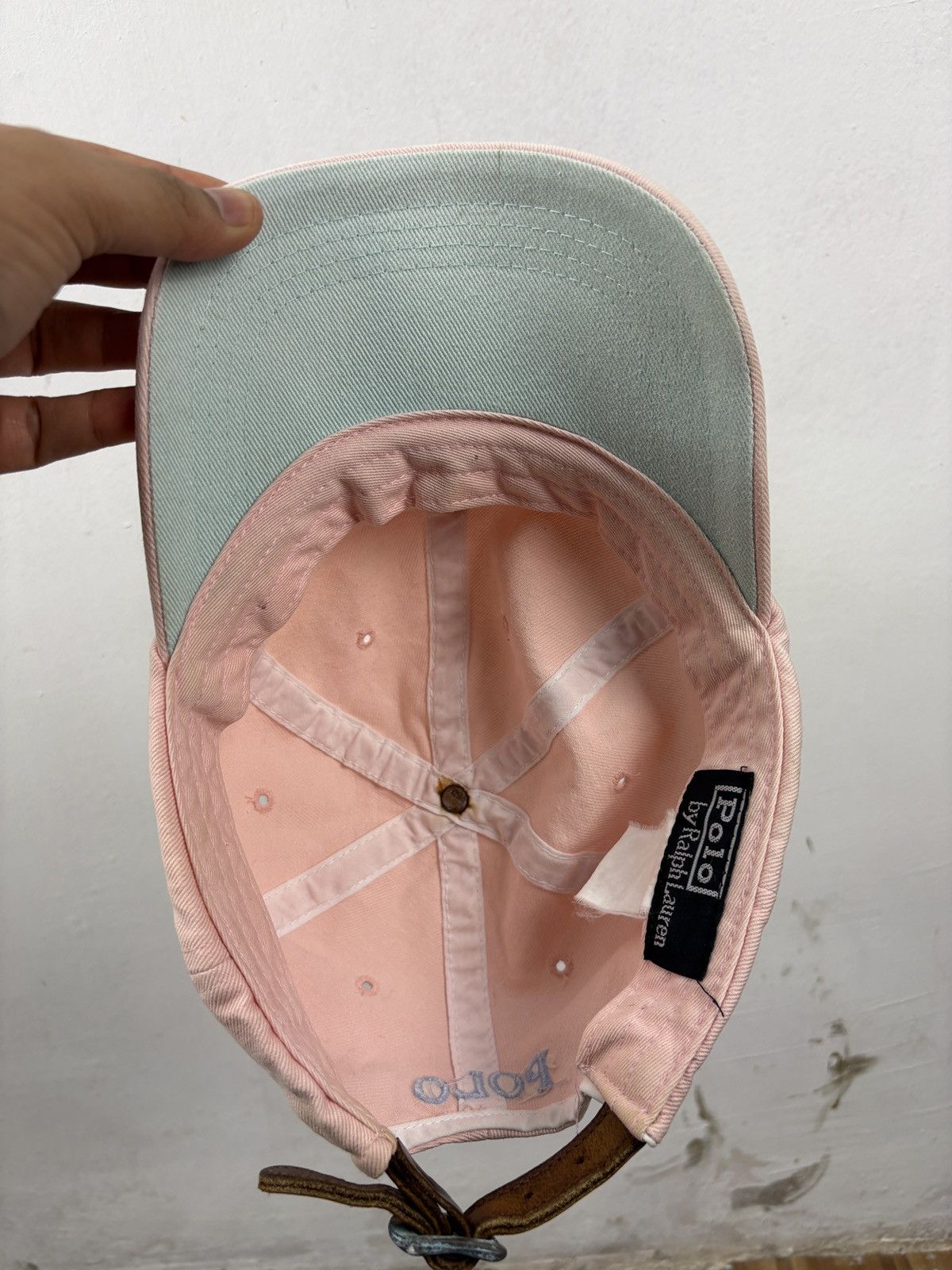 Polo Ralph Lauren Vintage Polo Ralph Lauren Cap Leather Strap Size ONE SIZE - 2 Thumbnail