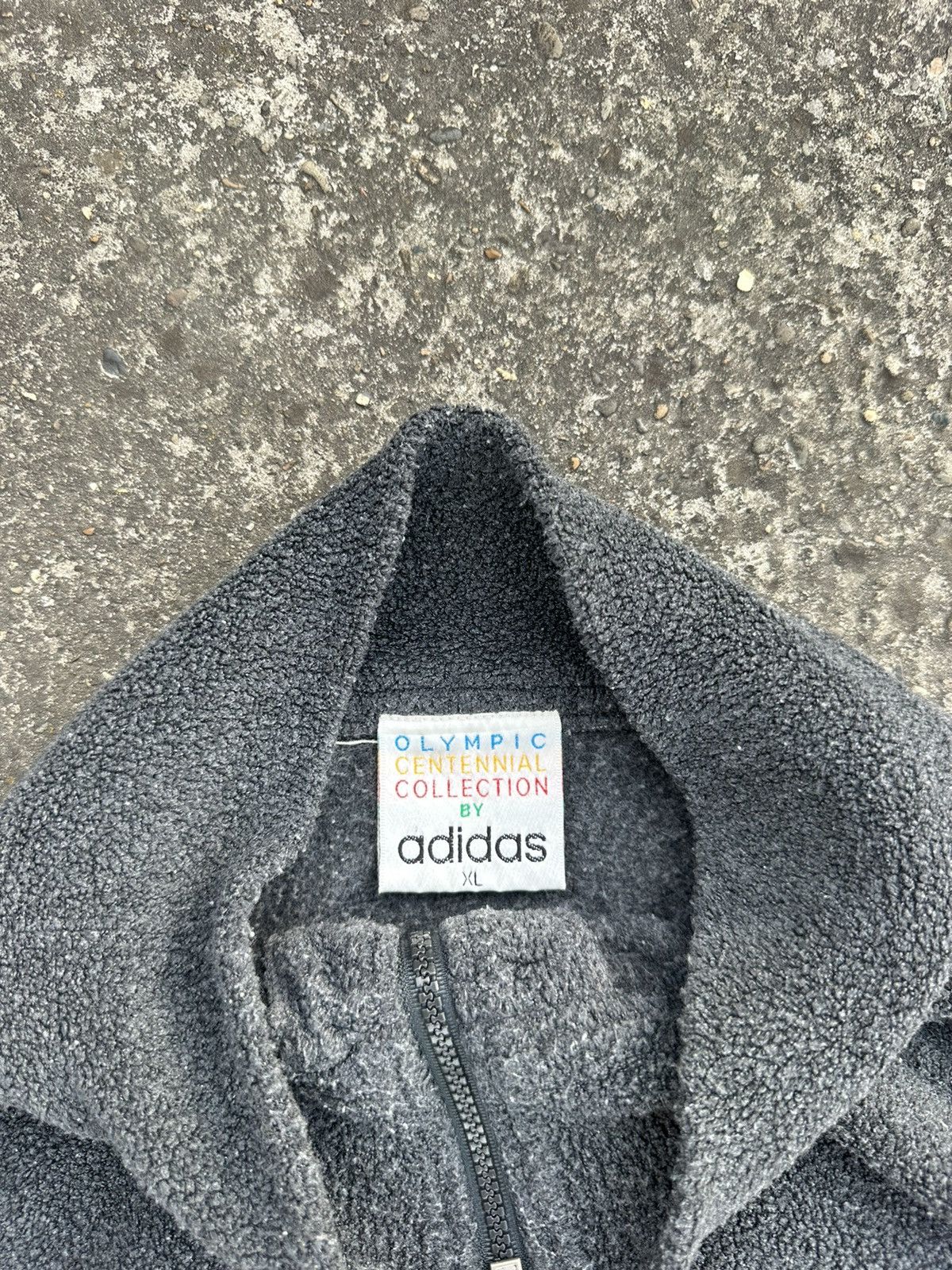 Adidas Vintage Oversize Adidas Half Zip Fleece Olympic Logo Size US XL / EU 56 / 4 - 8 Thumbnail