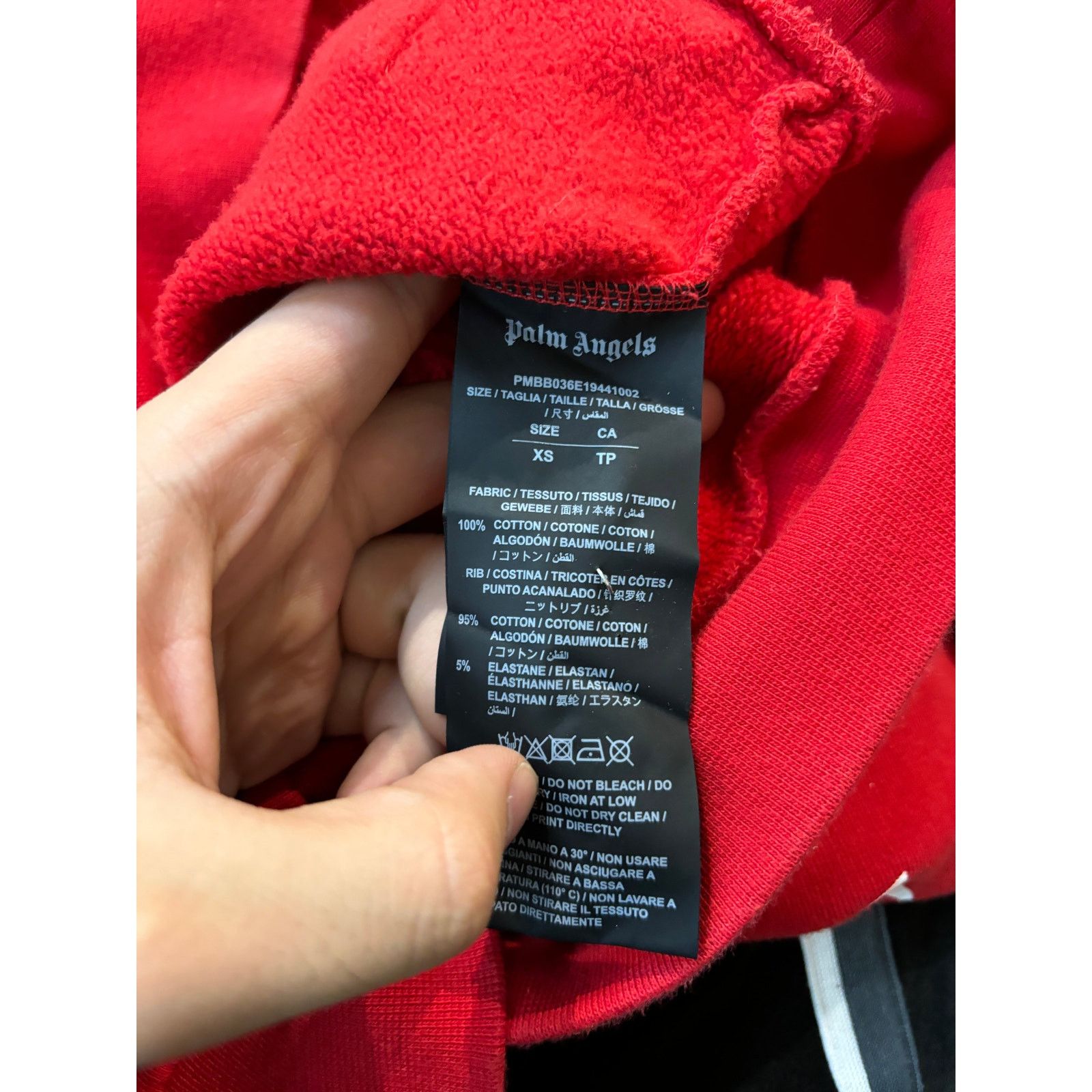 Palm Angels Palm Angels Hoodie Red Shoulder Logo XS (Fits Medium) Used Size US M / EU 48-50 / 2 - 4 Thumbnail