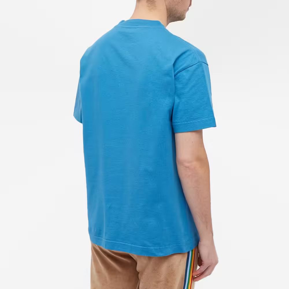 Palm Angels o1y0325 Logo Crewneck T-Shirt in Blue Size US M / EU 48-50 / 2 - 4 Thumbnail