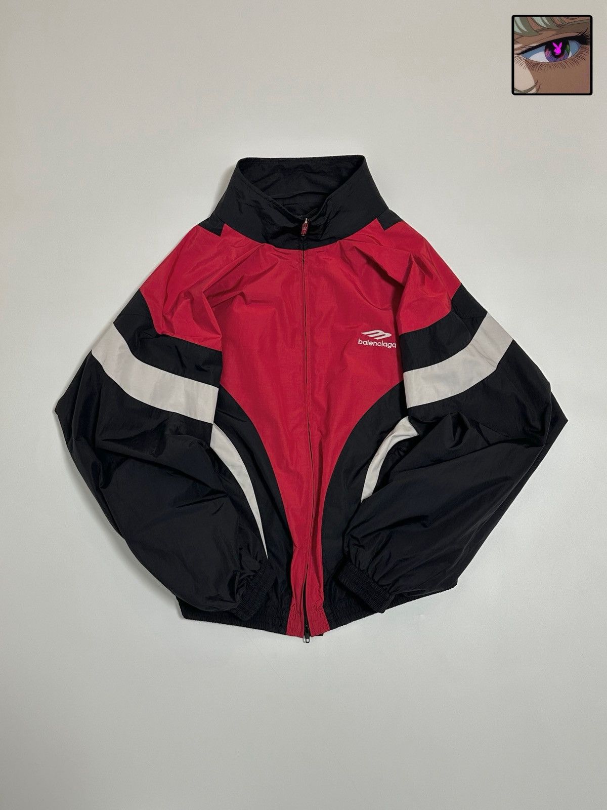 Balenciaga Balenciaga Summer24 Off-shoulder Tracksuit Jacket Size US XS / EU 42 / 0 - 1 Thumbnail