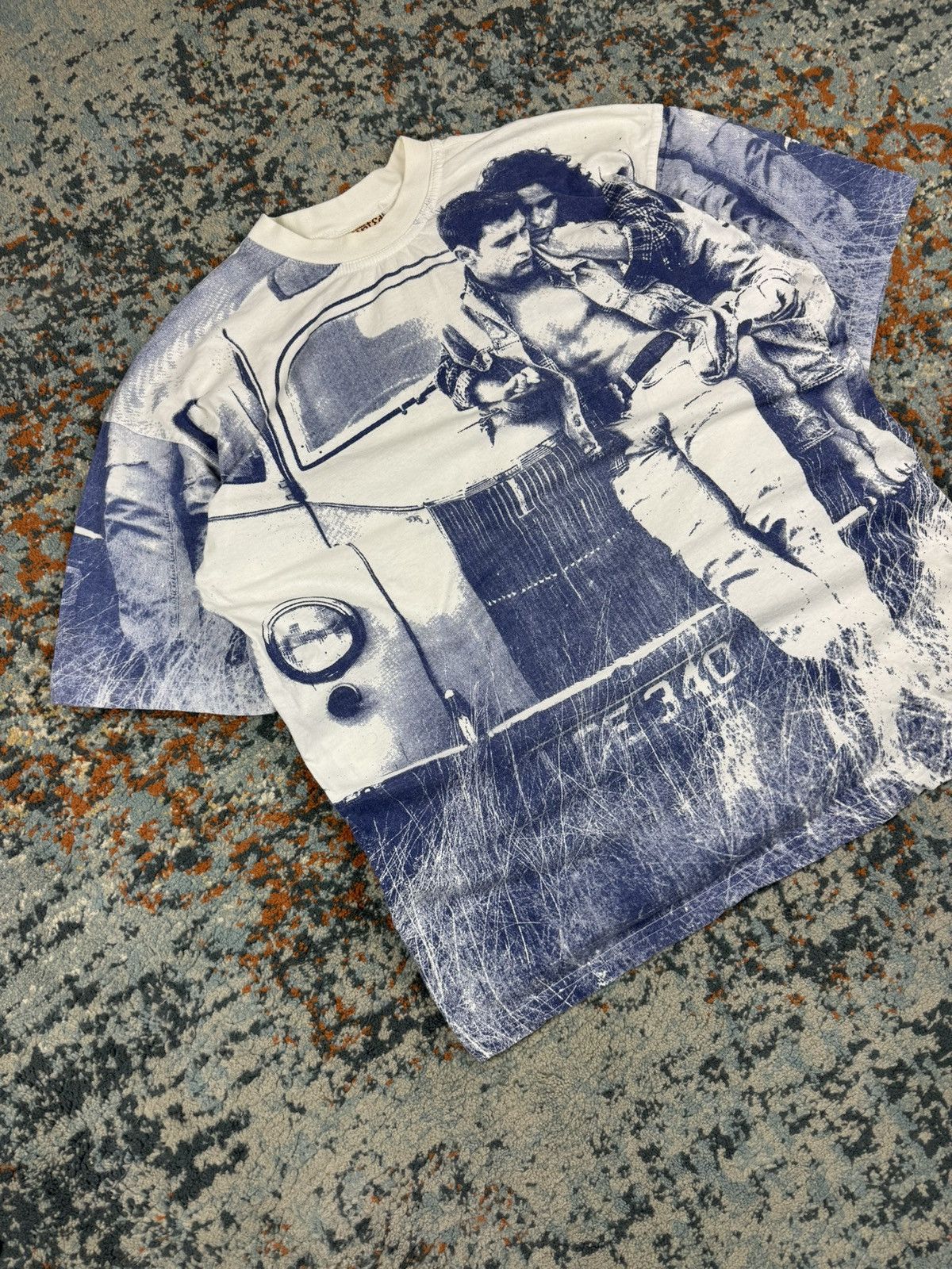 Vintage Vintage 90s Anthony Crickmay the outsiders all over print Size US XL / EU 56 / 4 - 3 Thumbnail